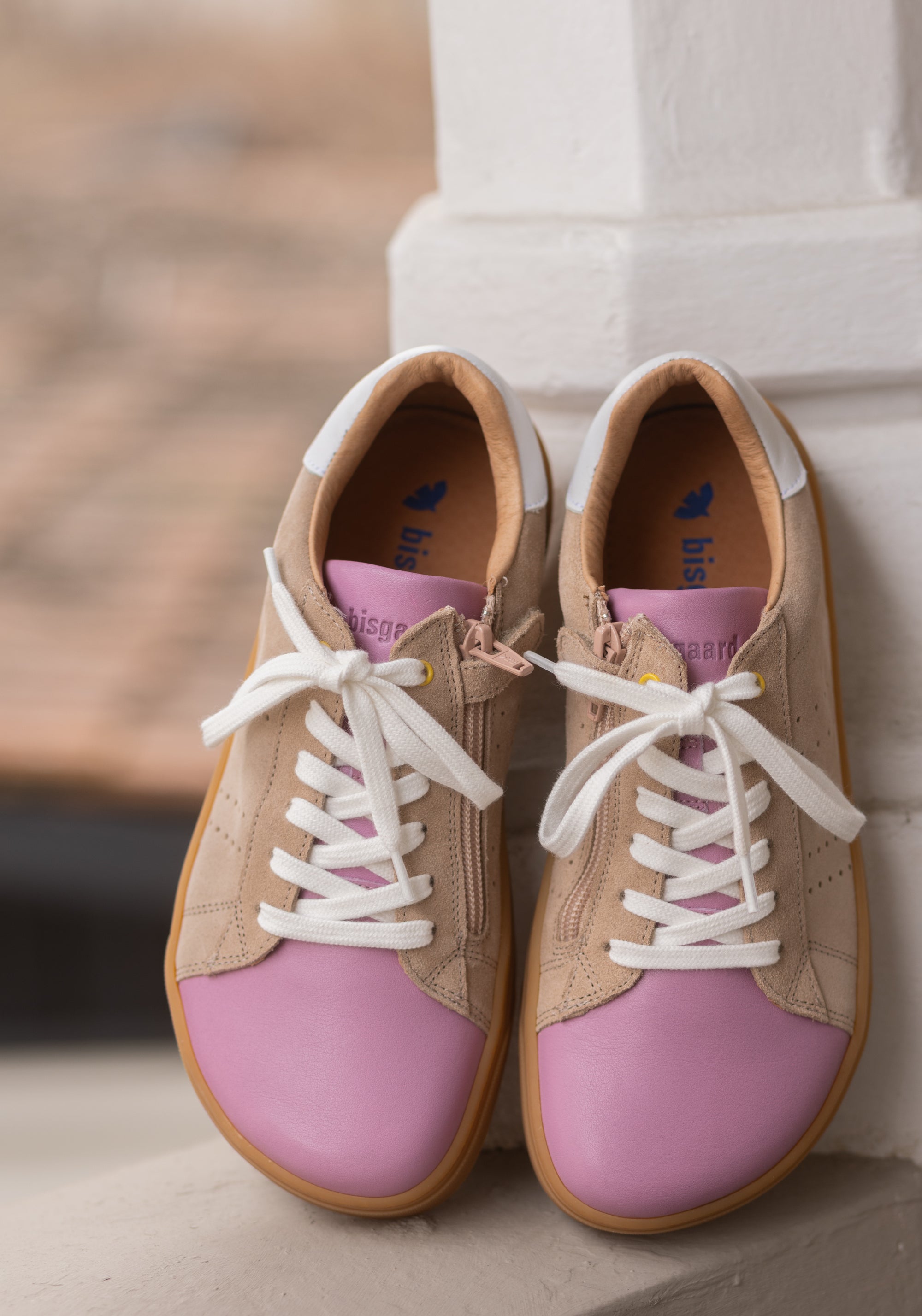 Sneakers Barefoot din piele - Raymond Light Rose