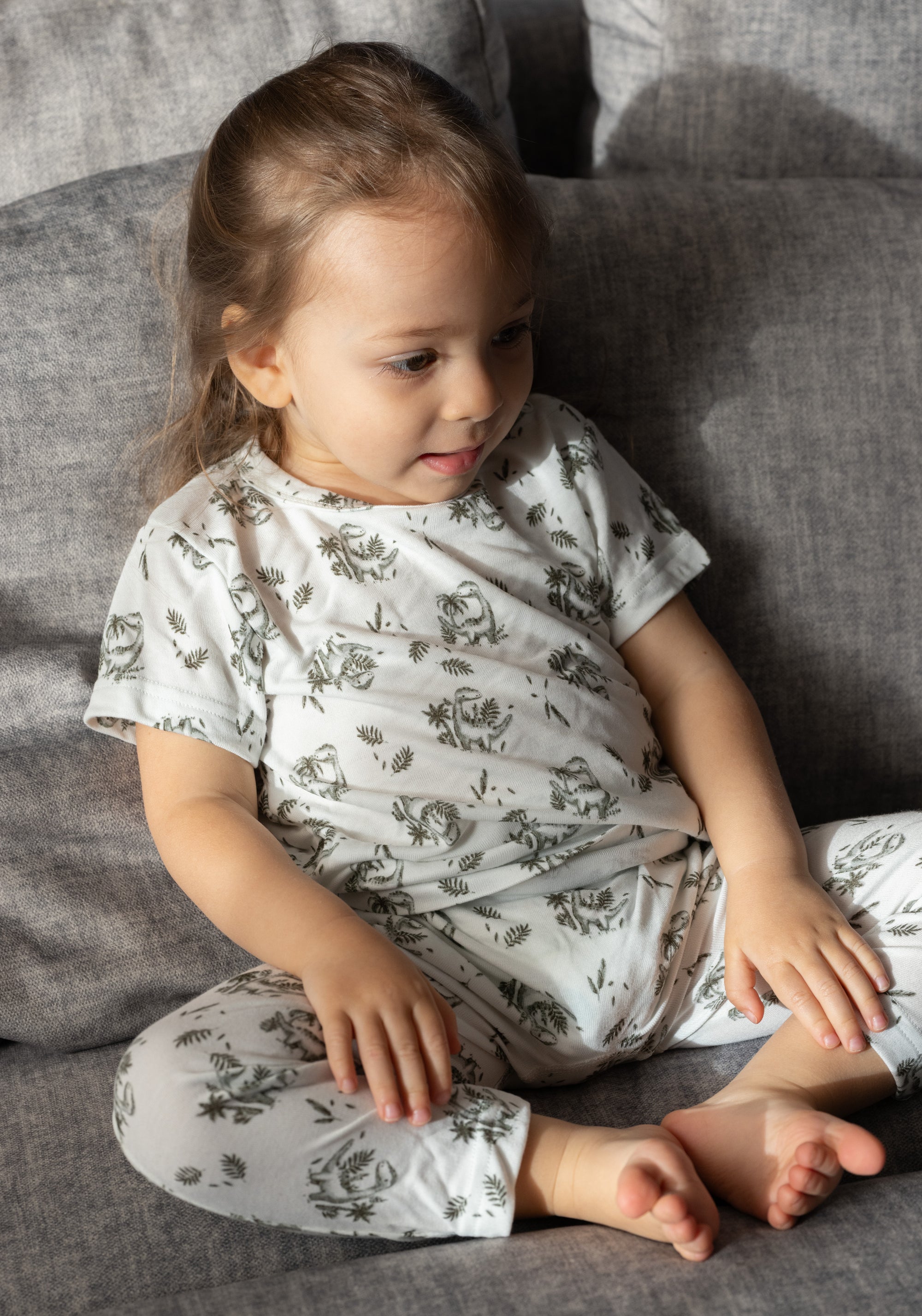 Colanți din bambus - Dino Mint