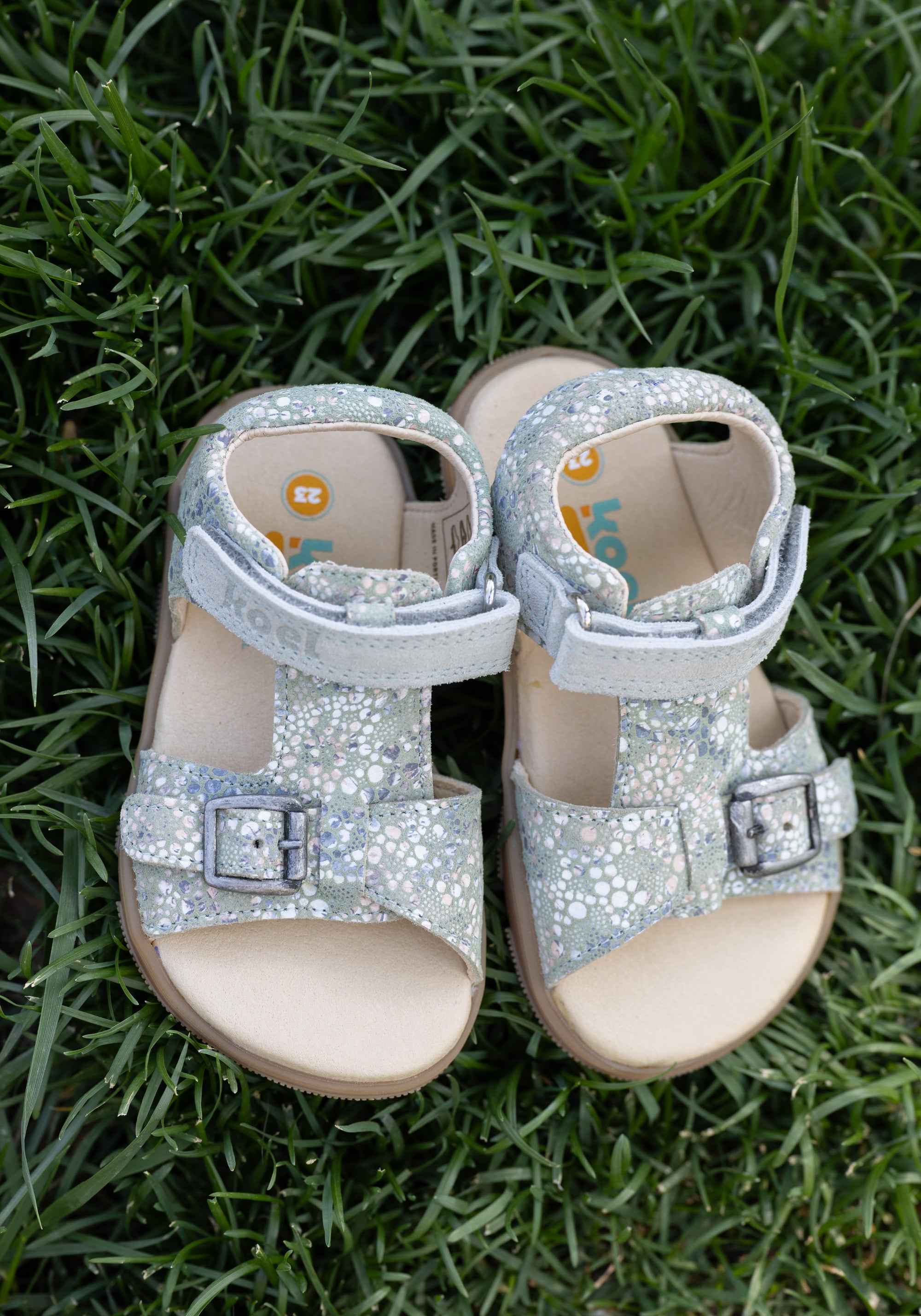 Sandale Barefoot din piele - Oda Mint