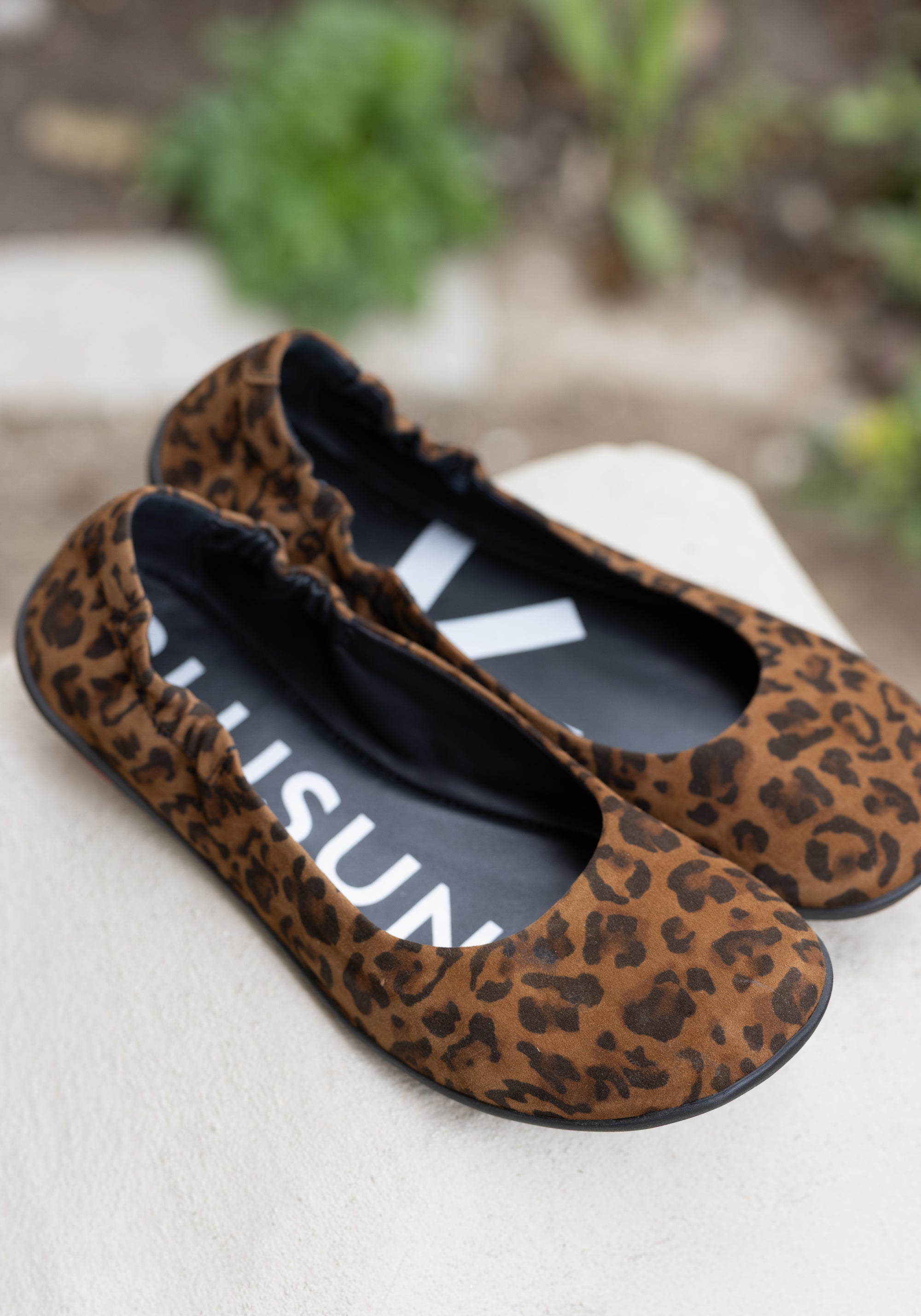 Balerini Barefoot din piele întoarsă - Leo