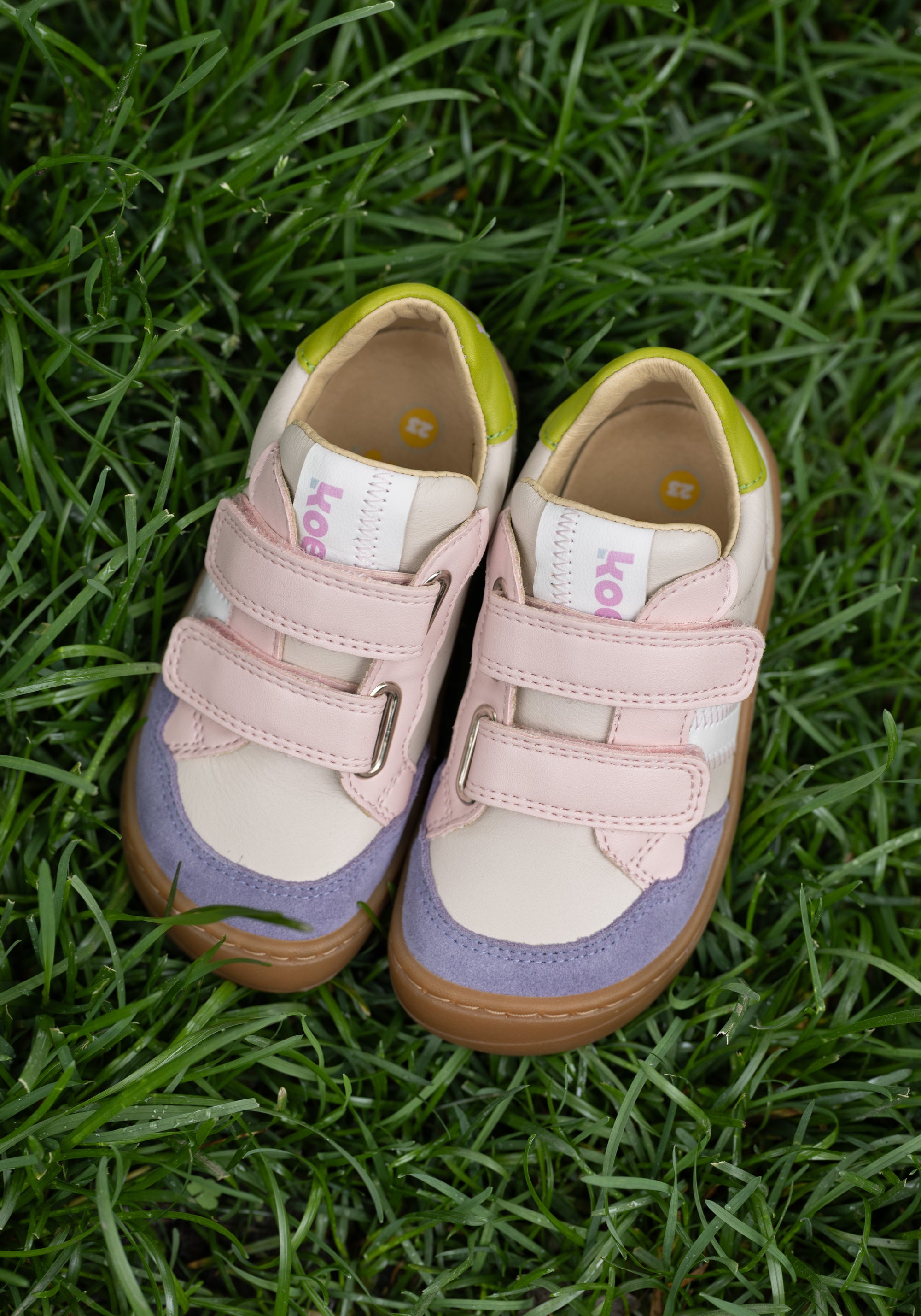 Sneakers Barefoot din piele - Bali Lavandel