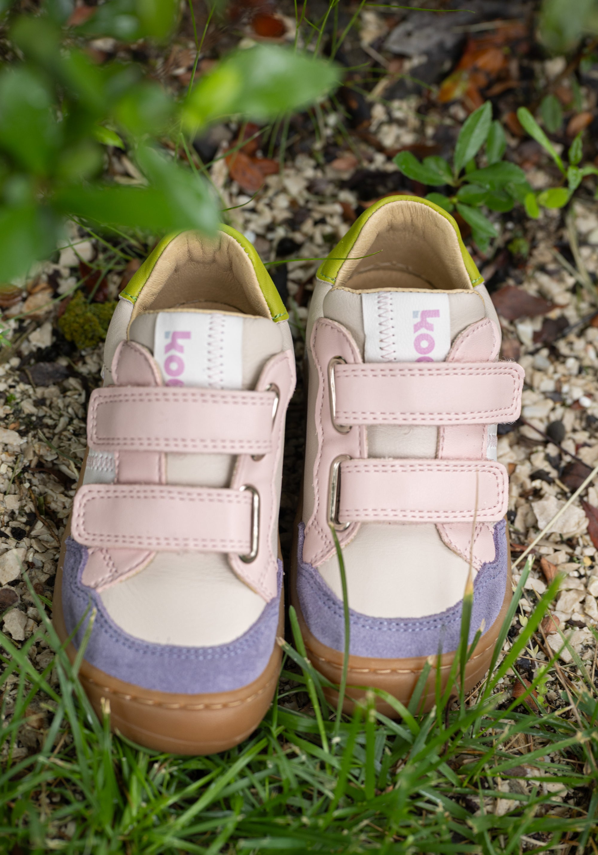 Sneakers Barefoot din piele - Bali Lavandel