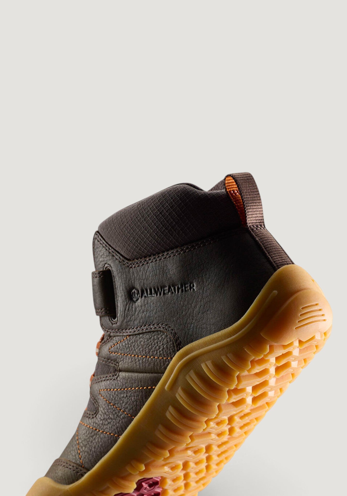 Ghete drumeție Barefoot din piele - Tracker AT Juniors Bracken