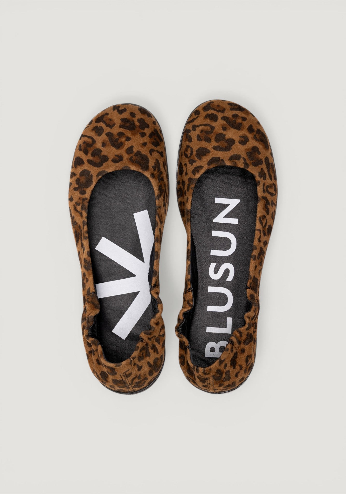 Balerini Barefoot din piele întoarsă - Leo