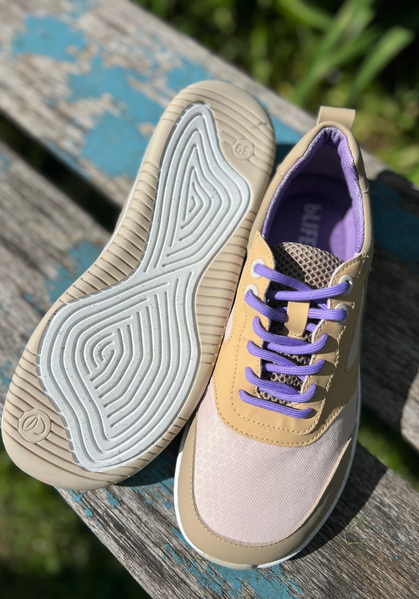 Sneakers Barefoot femei - Fitness Style Beige