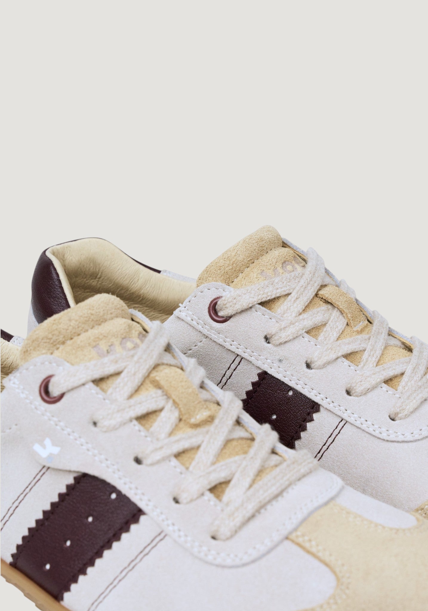 Sneakers Barefoot din piele - Ila Light Beige