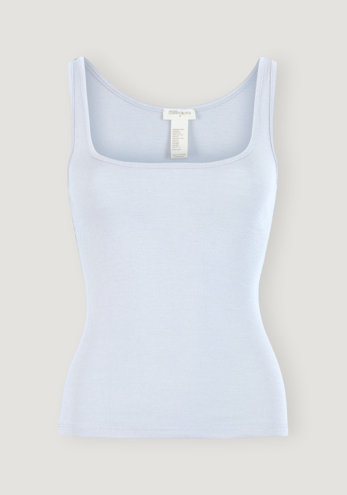 Maiou seamless din lână merinos - Vonic Frost Blue