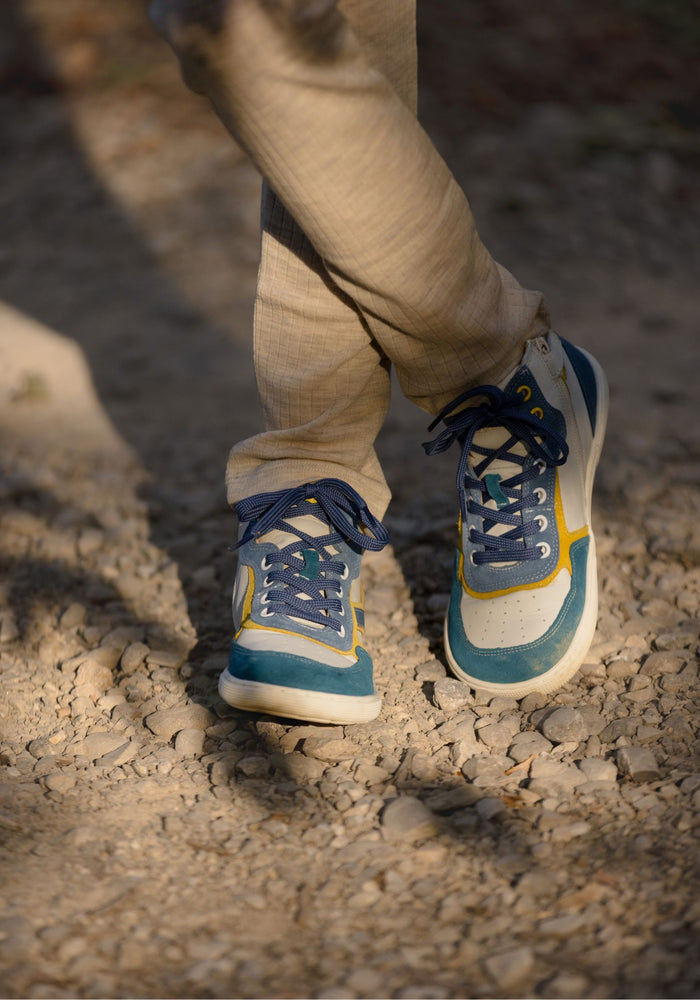 Sneakers Barefoot din piele - Danish Yellow