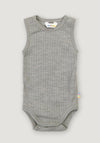 Body din lână merinos - Basic Grey
