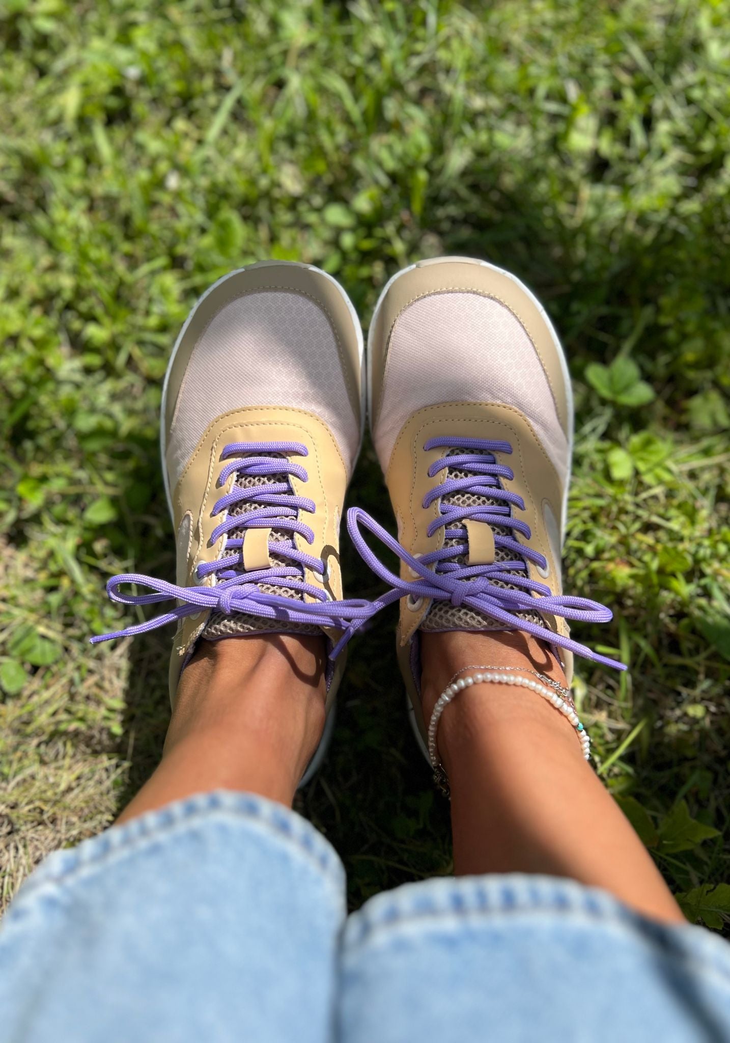 Sneakers Barefoot femei - Fitness Style Beige