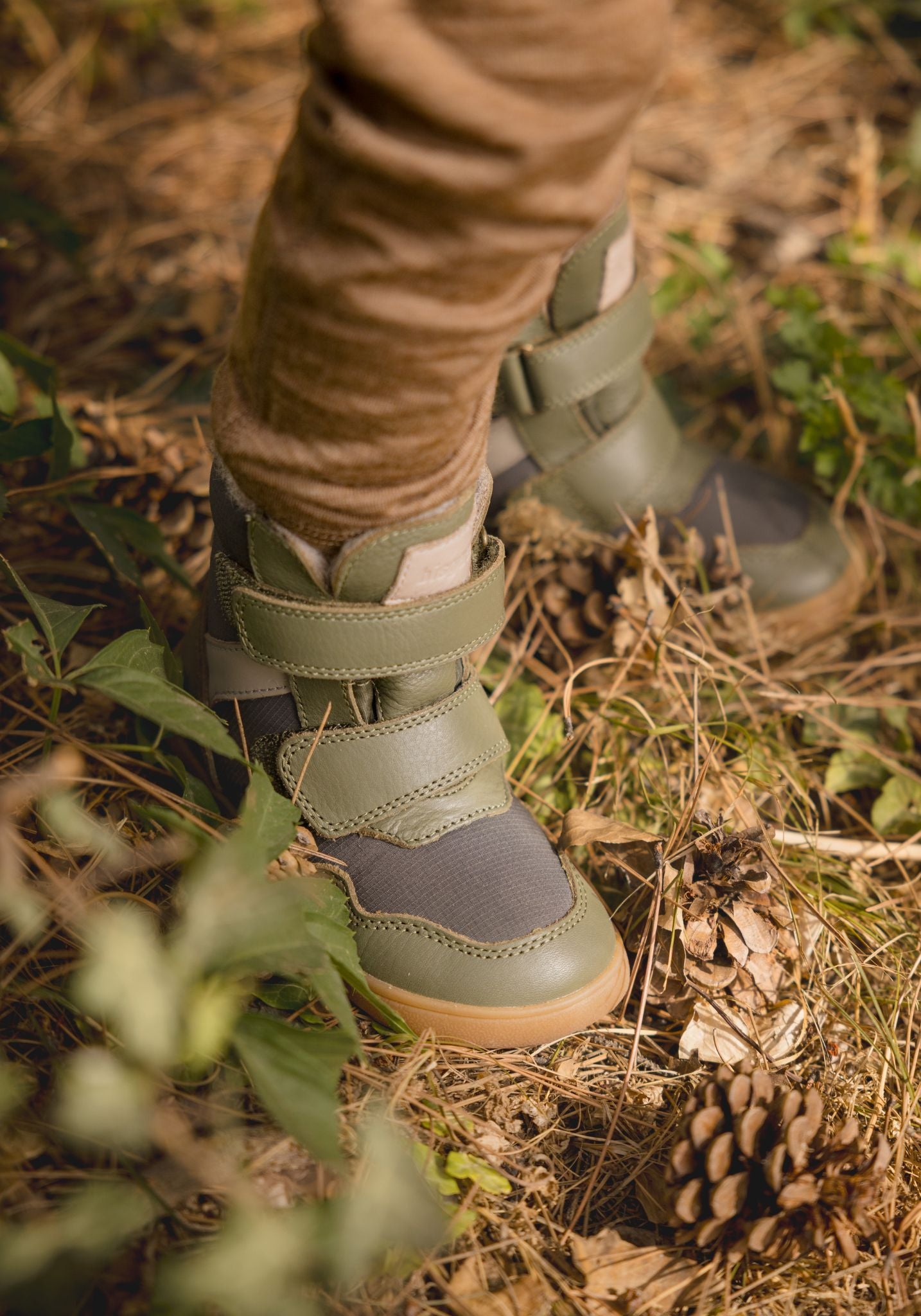 Ghete Barefoot impermeabile îmblănite - Timo Green