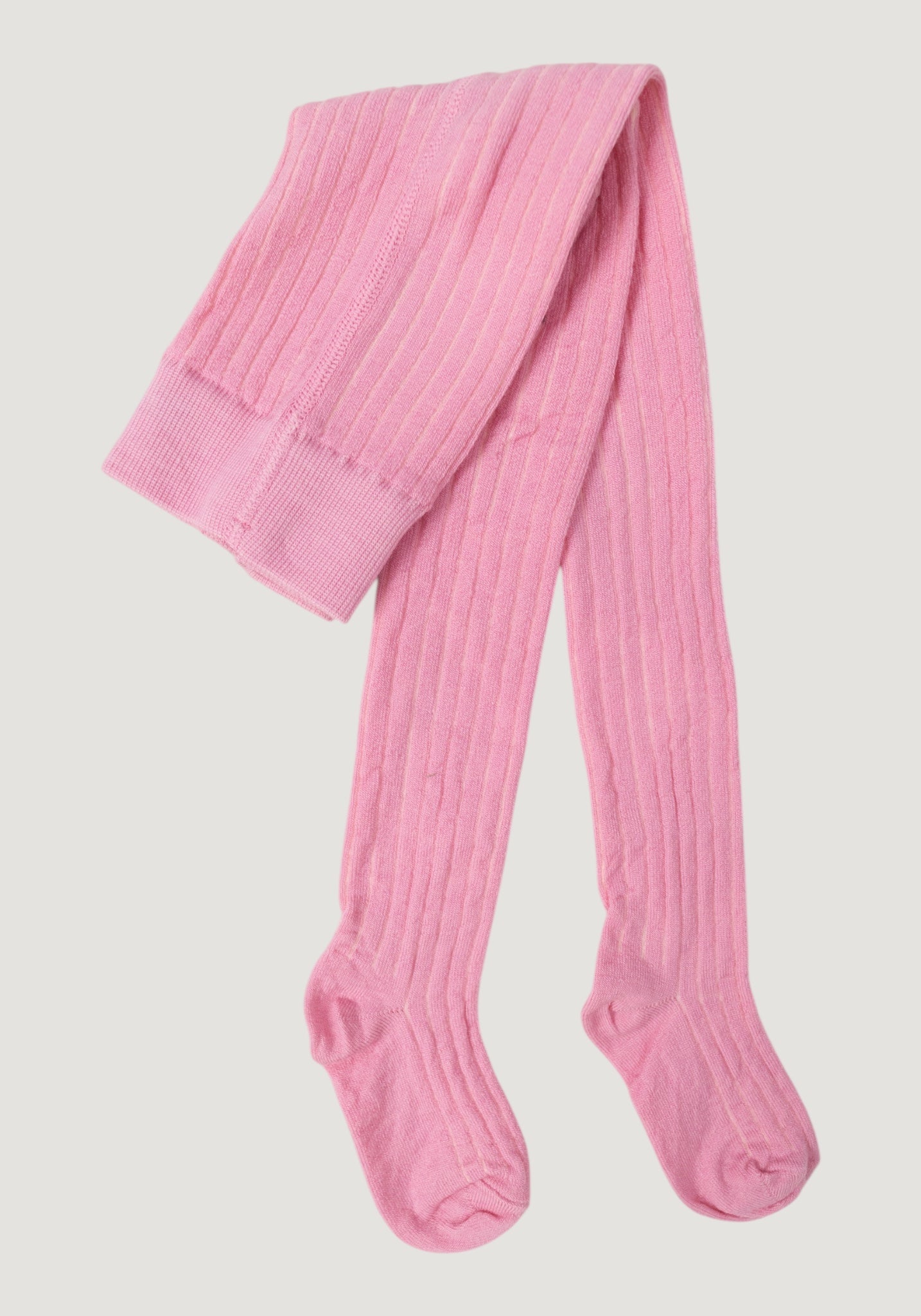 Dres Rib din lână merinos - Pink