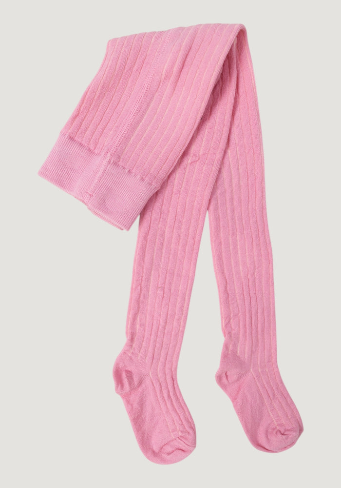Dres Rib din lână merinos - Pink