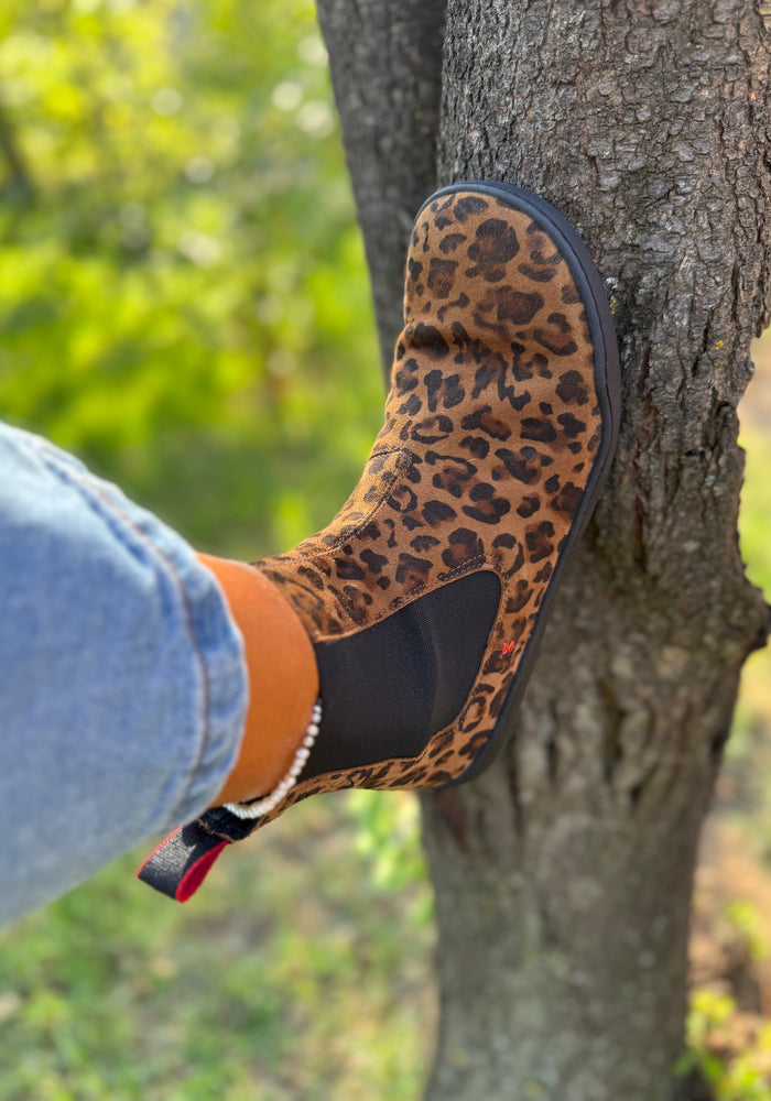 Ghete Barefoot femei din piele întoarsă - Leo
