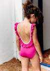 Costum baie protecție UV - Arabella Fuschia