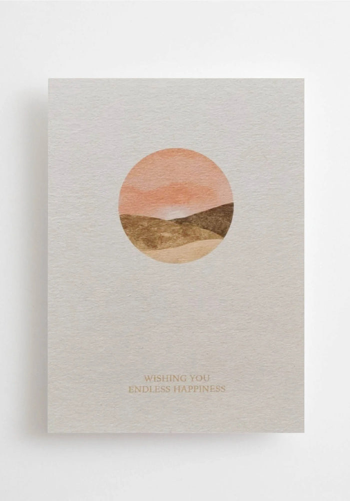 Împachetare cadou + felicitare WISHING YOU ENDLESS HAPPINESS