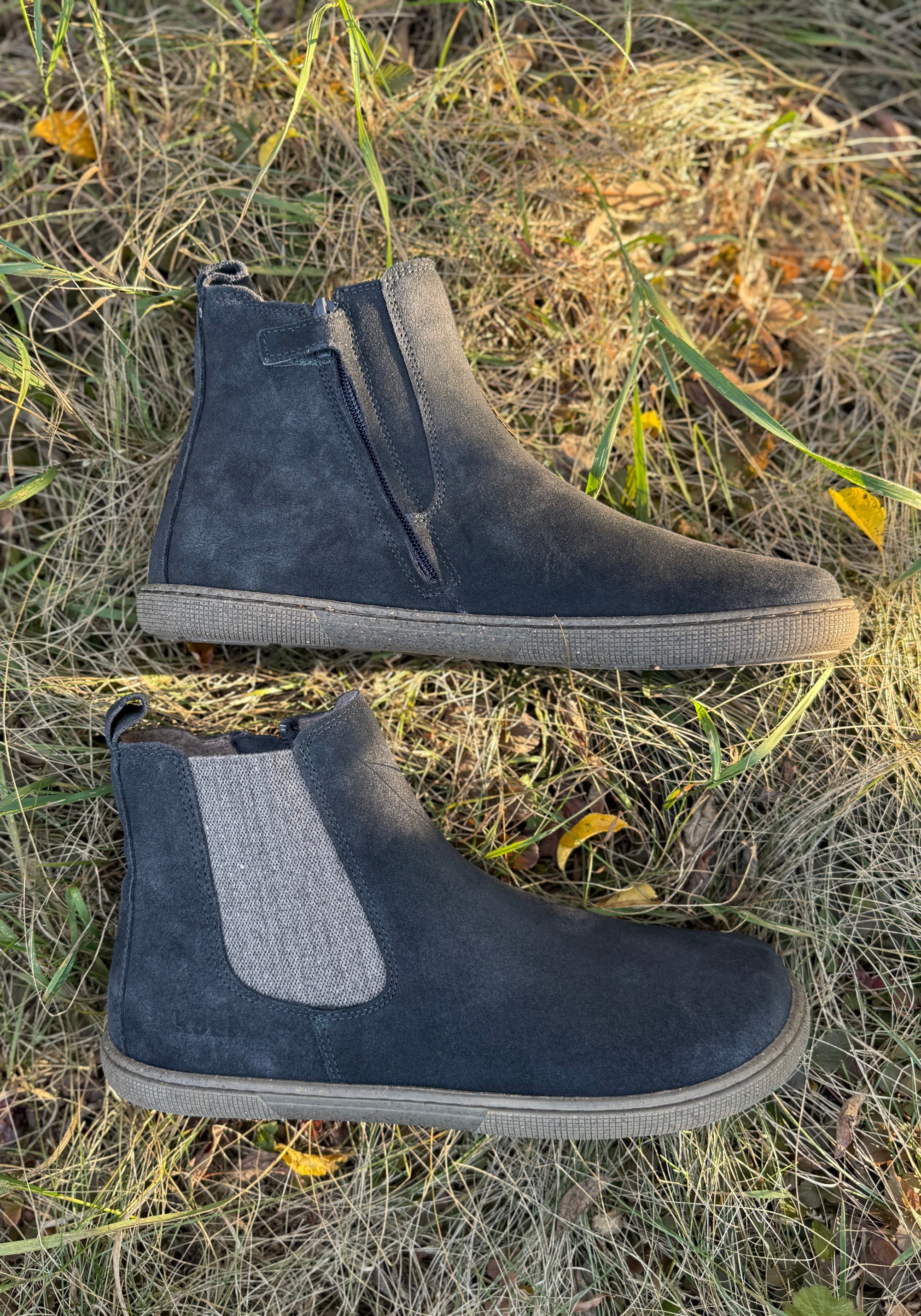 Ghete Barefoot îmblănite - Filas Dark Grey