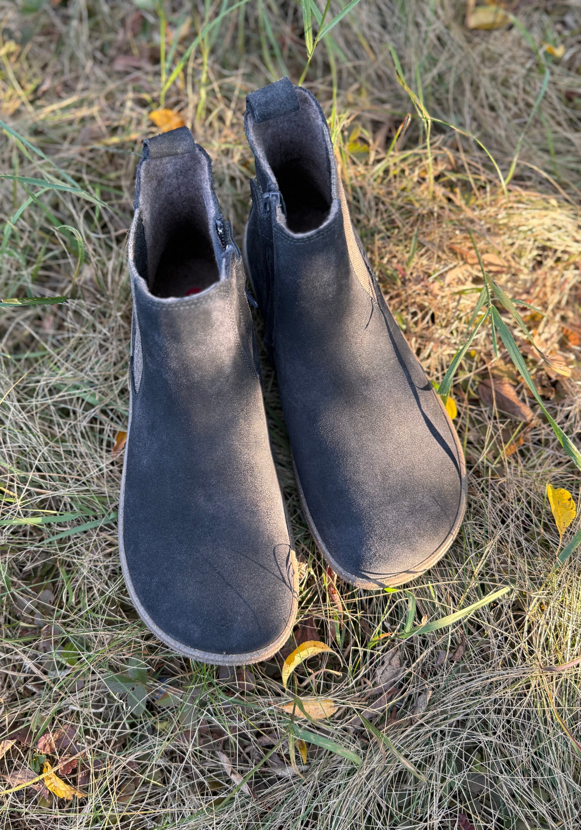 Ghete Barefoot îmblănite - Filas Dark Grey