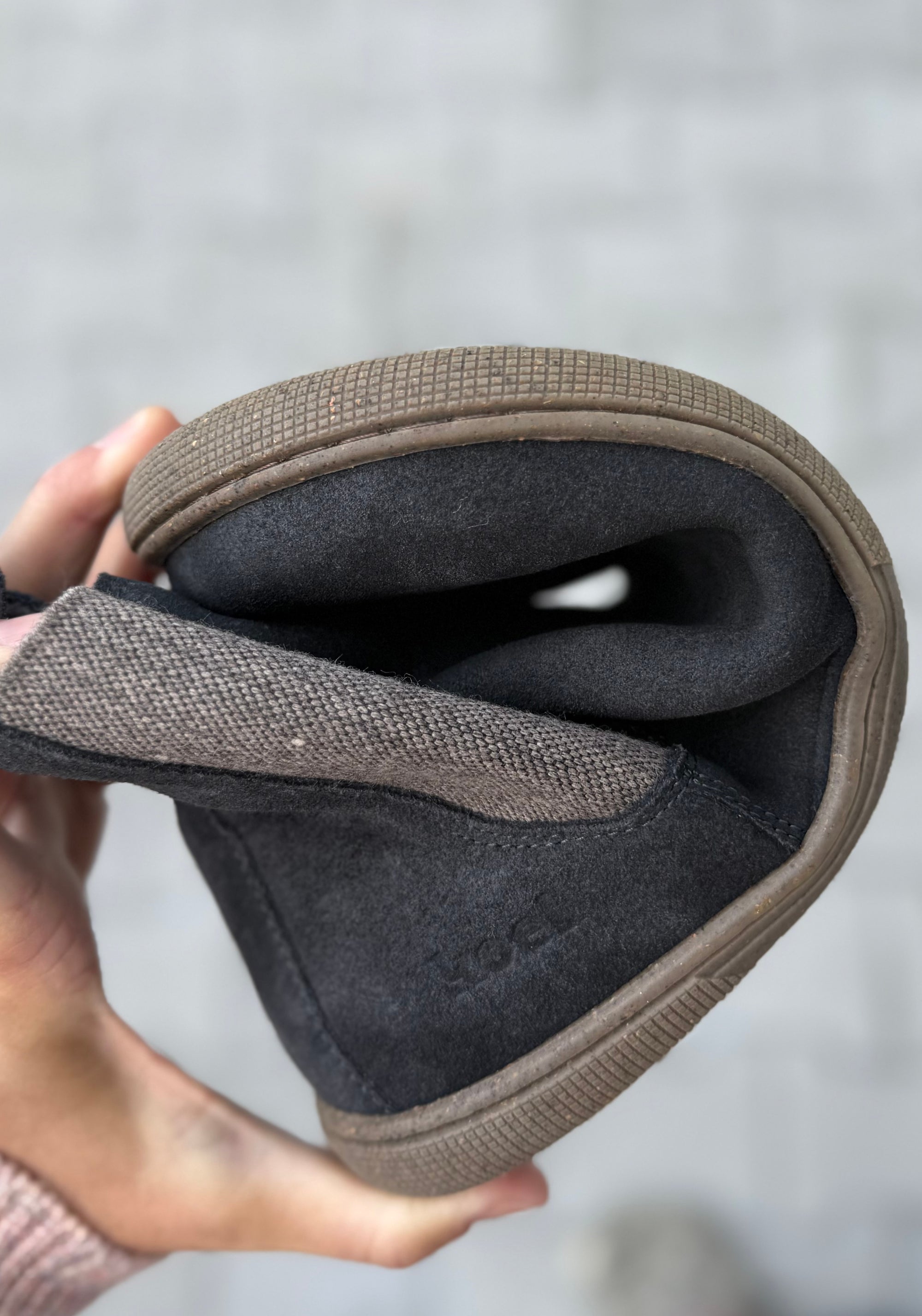 Ghete Barefoot îmblănite - Filas Dark Grey