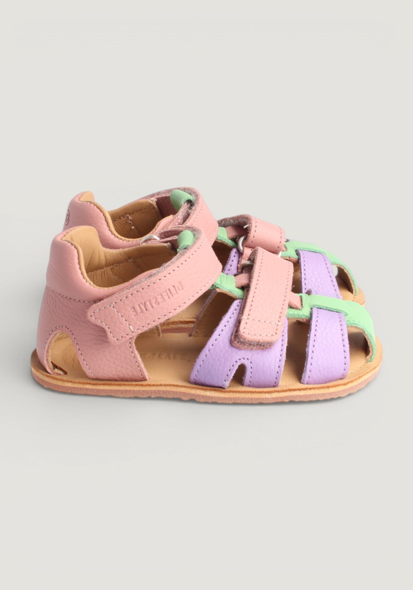 Sandale Barefoot din piele - Belliana Old Rose
