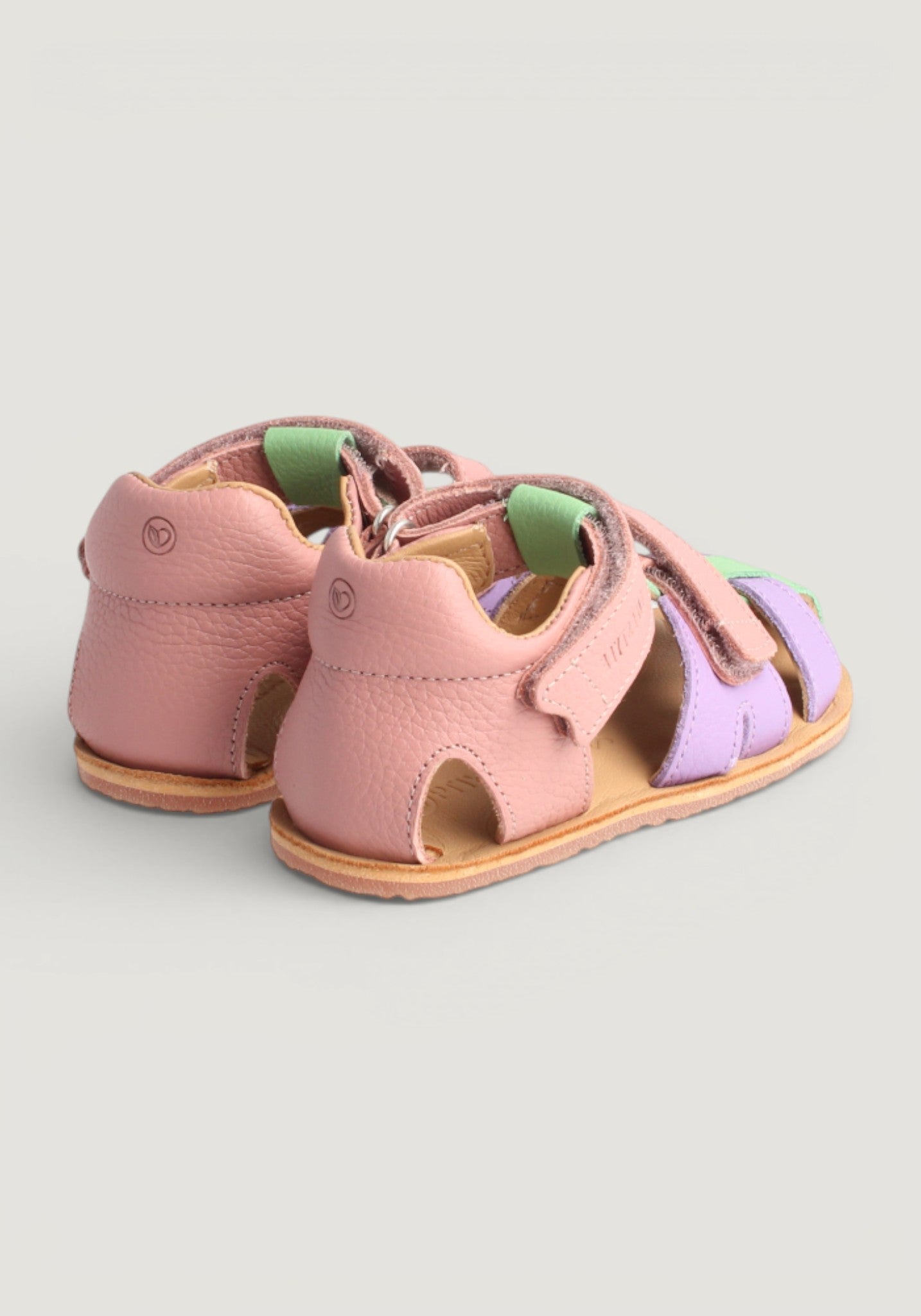 Sandale Barefoot din piele - Belliana Old Rose