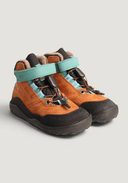 Ghete drumeție Barefoot impermeabile îmblănite - Carpa Hazelnut