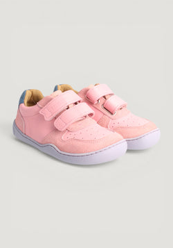 Sneakers Barefoot din piele - Anura Cloud Rose