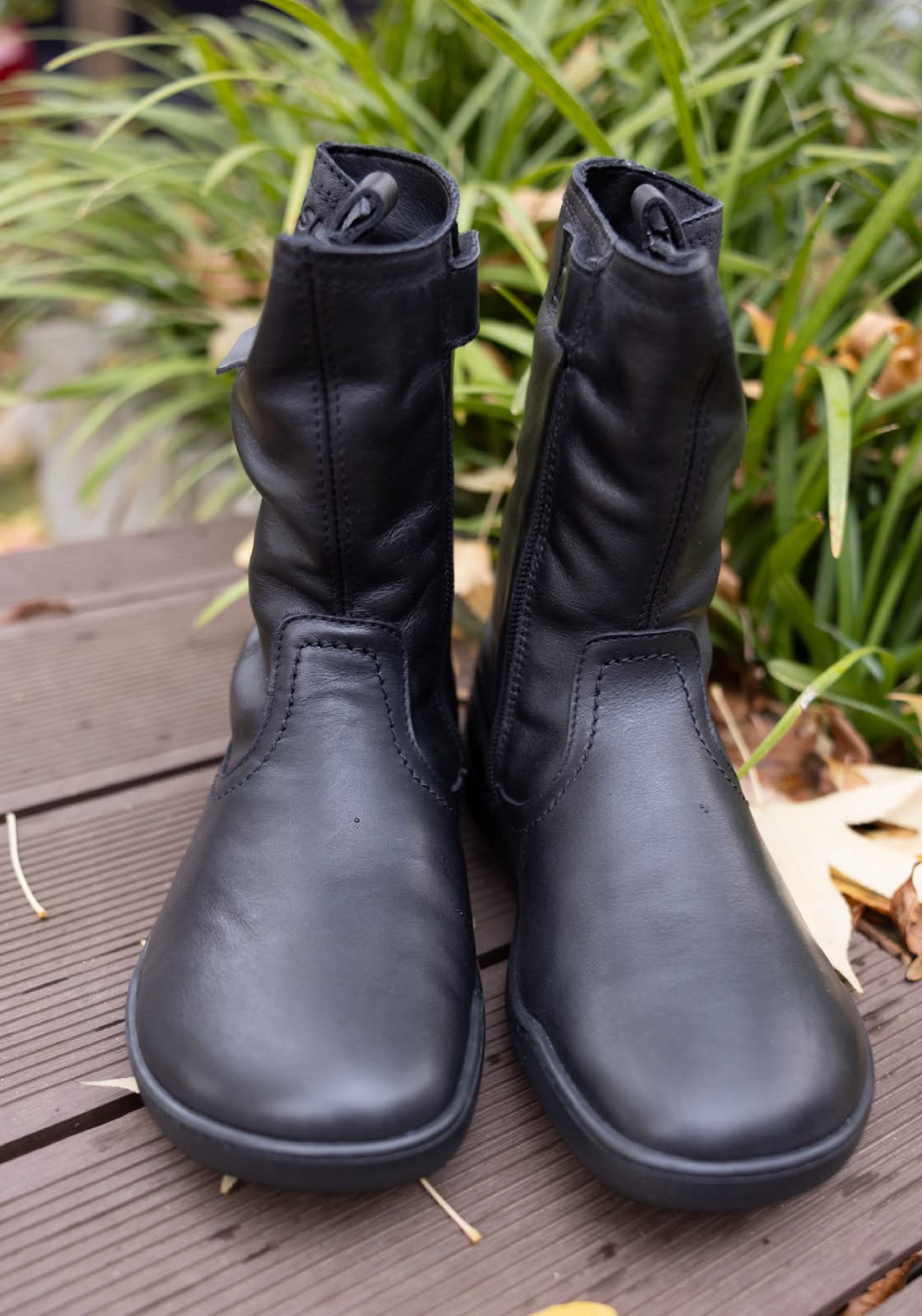 Cizme Barefoot îmblănite - BLSN-405W Black