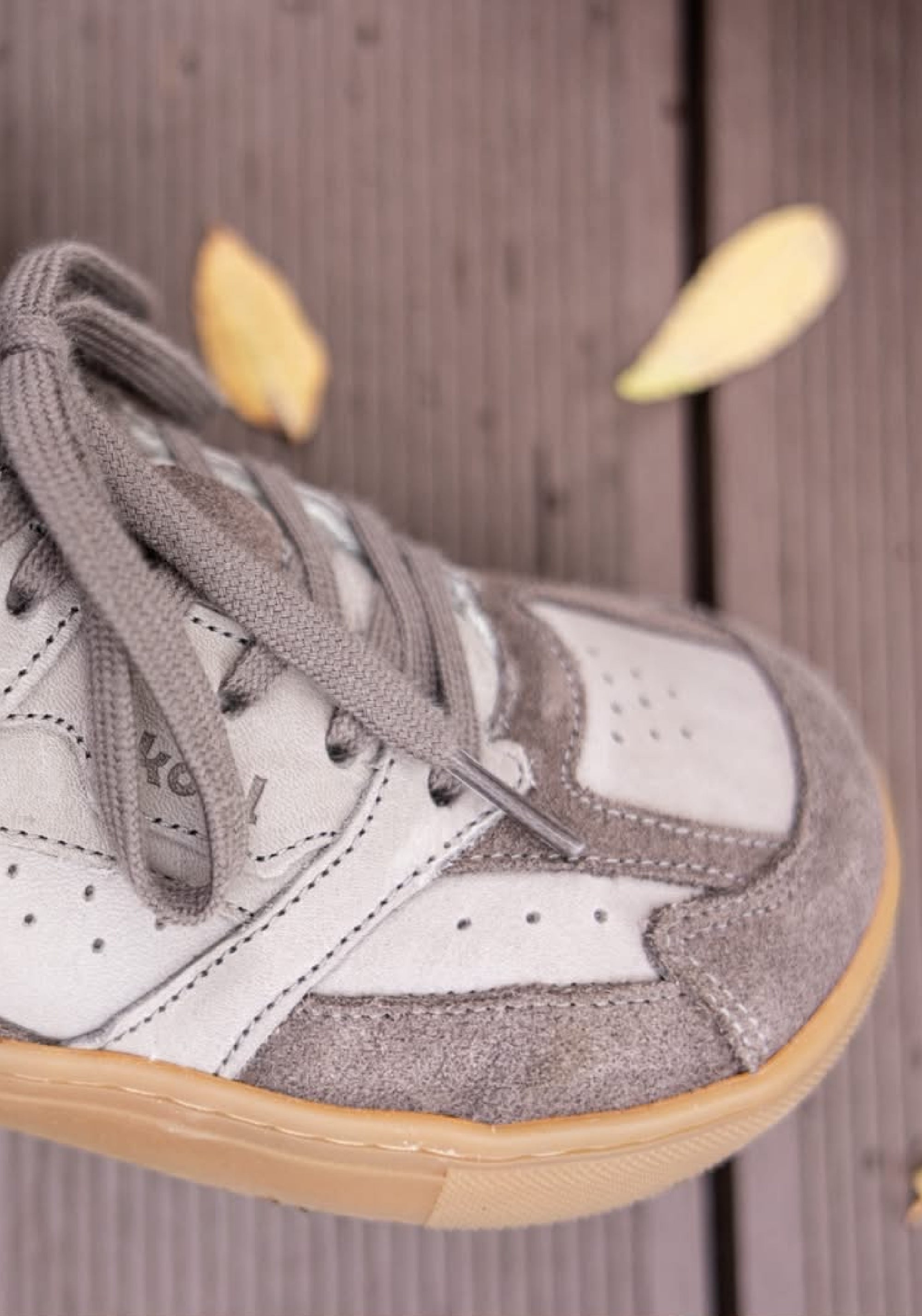 Sneakers Barefoot îmblăniți - Havelle Taupe