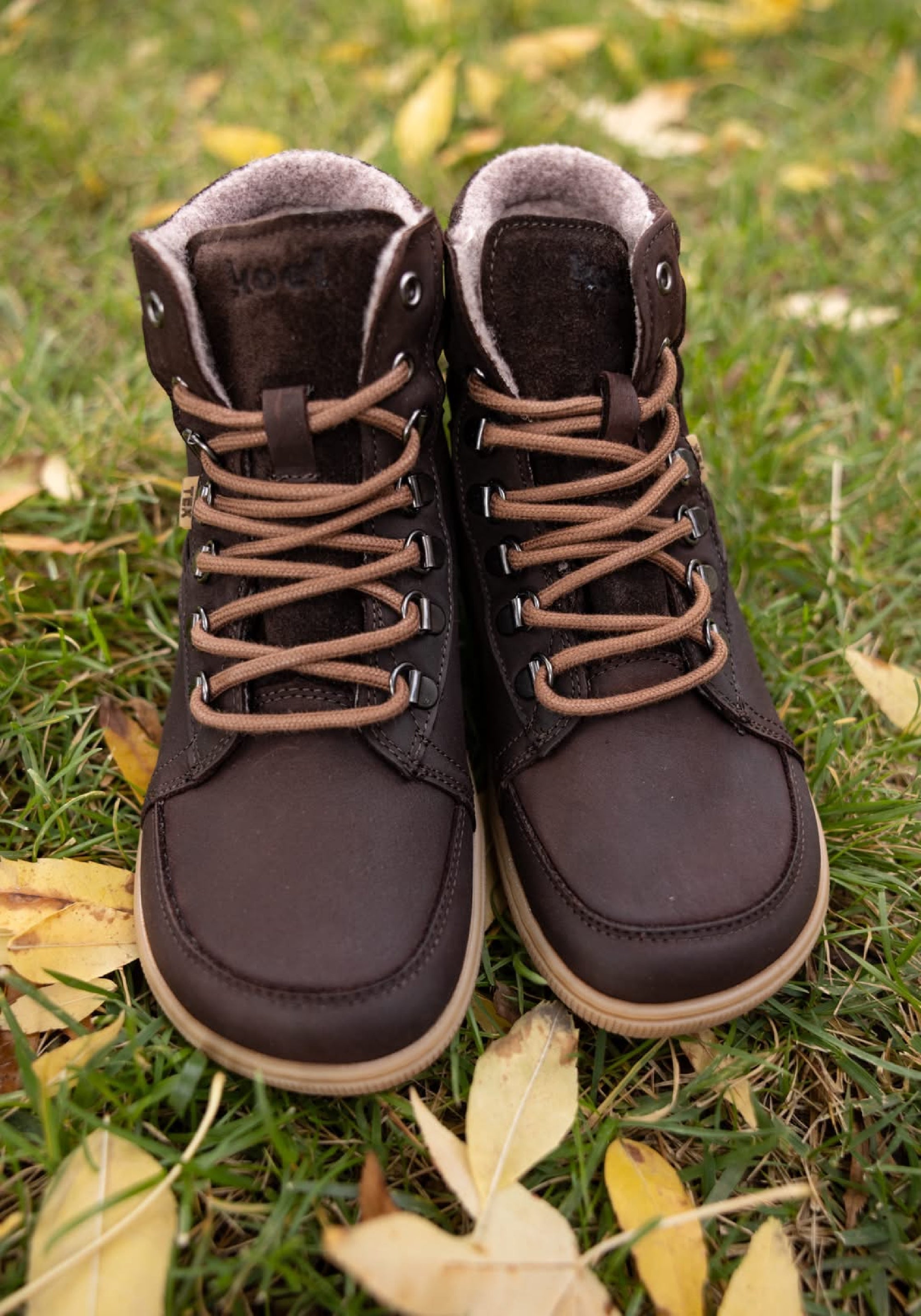 Ghete Barefoot impermeabile îmblănite - Fox Brown