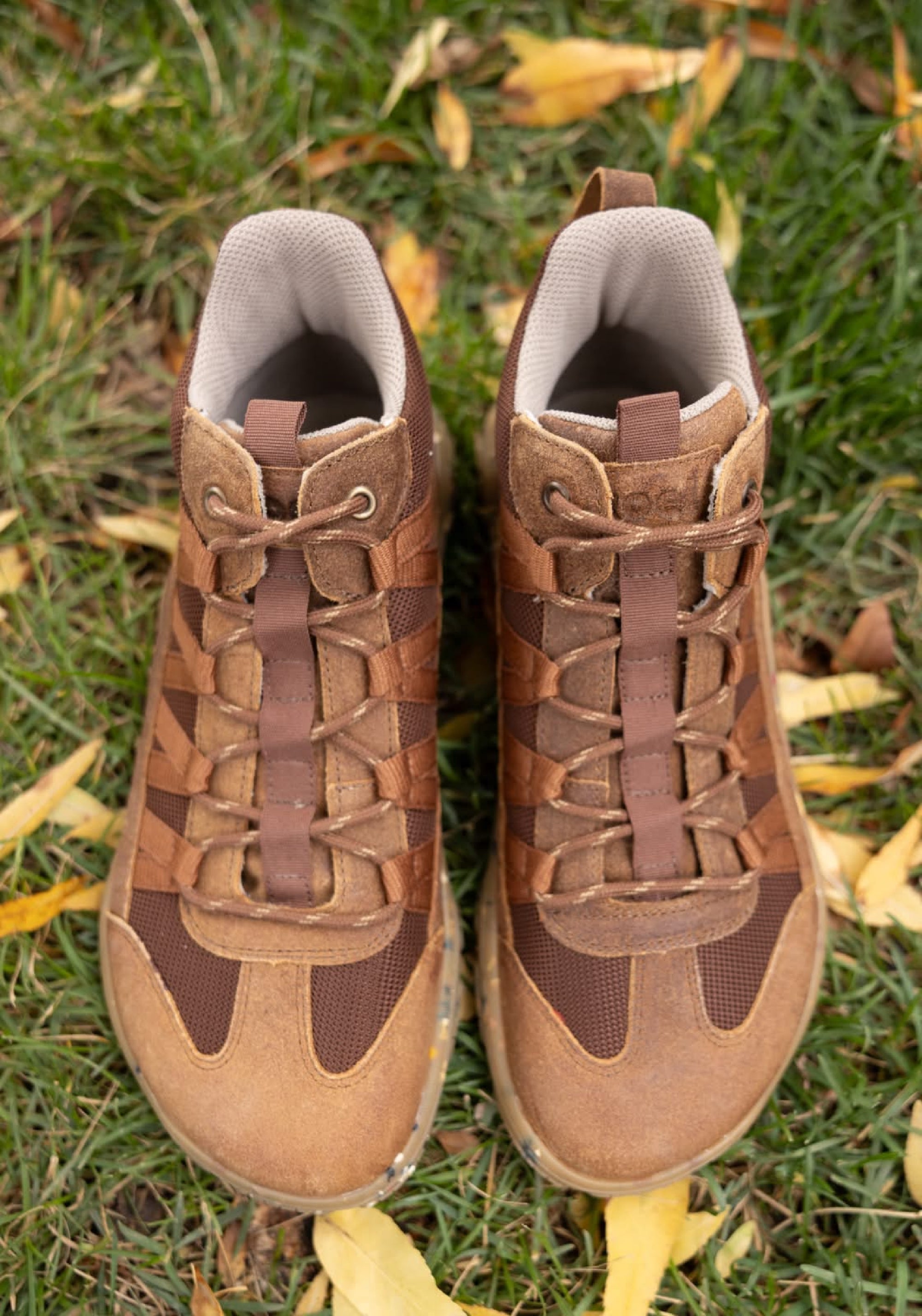 Ghete drumeție Barefoot Wide - Raxo Cognac