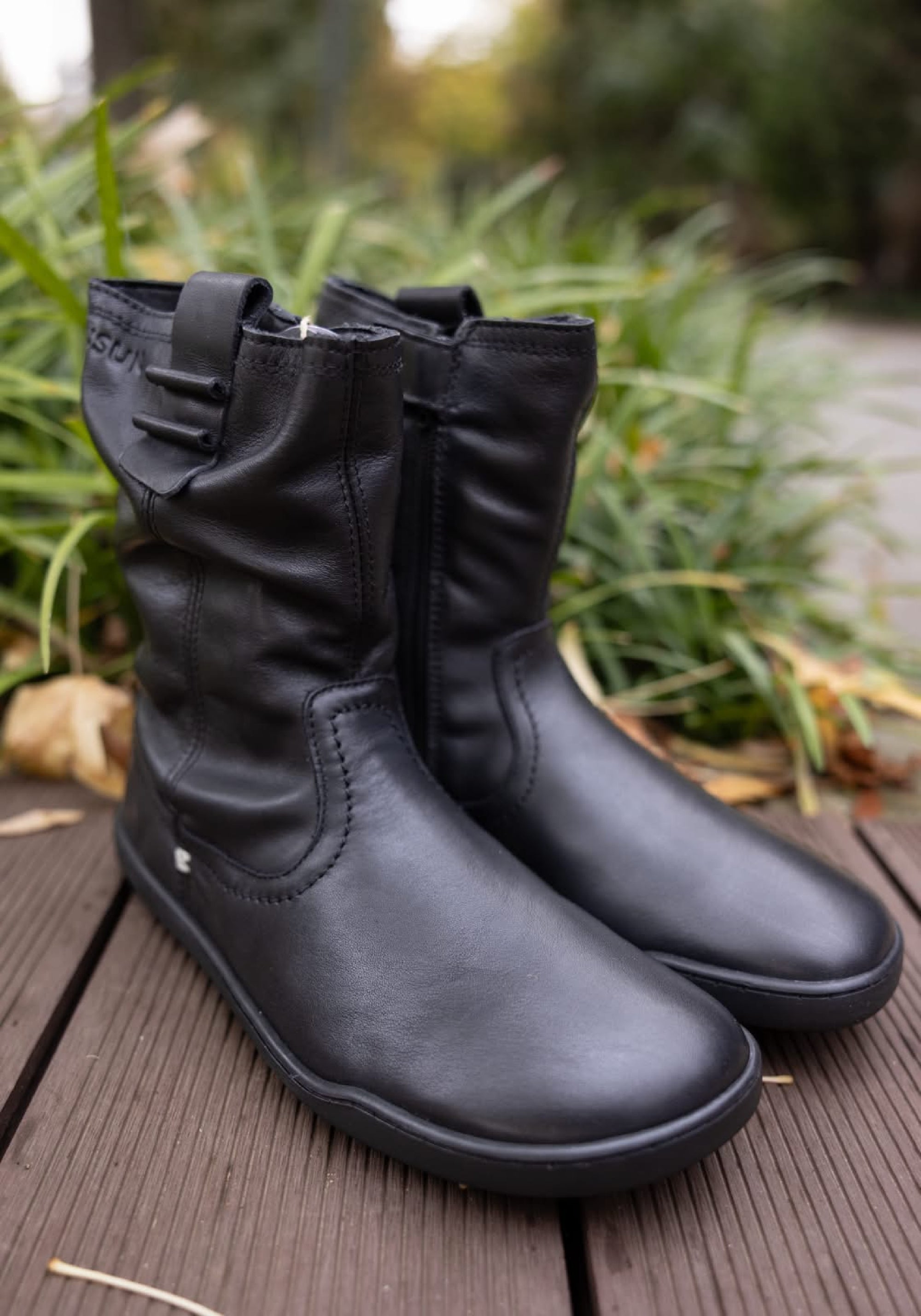 Cizme Barefoot îmblănite - BLSN-405W Black