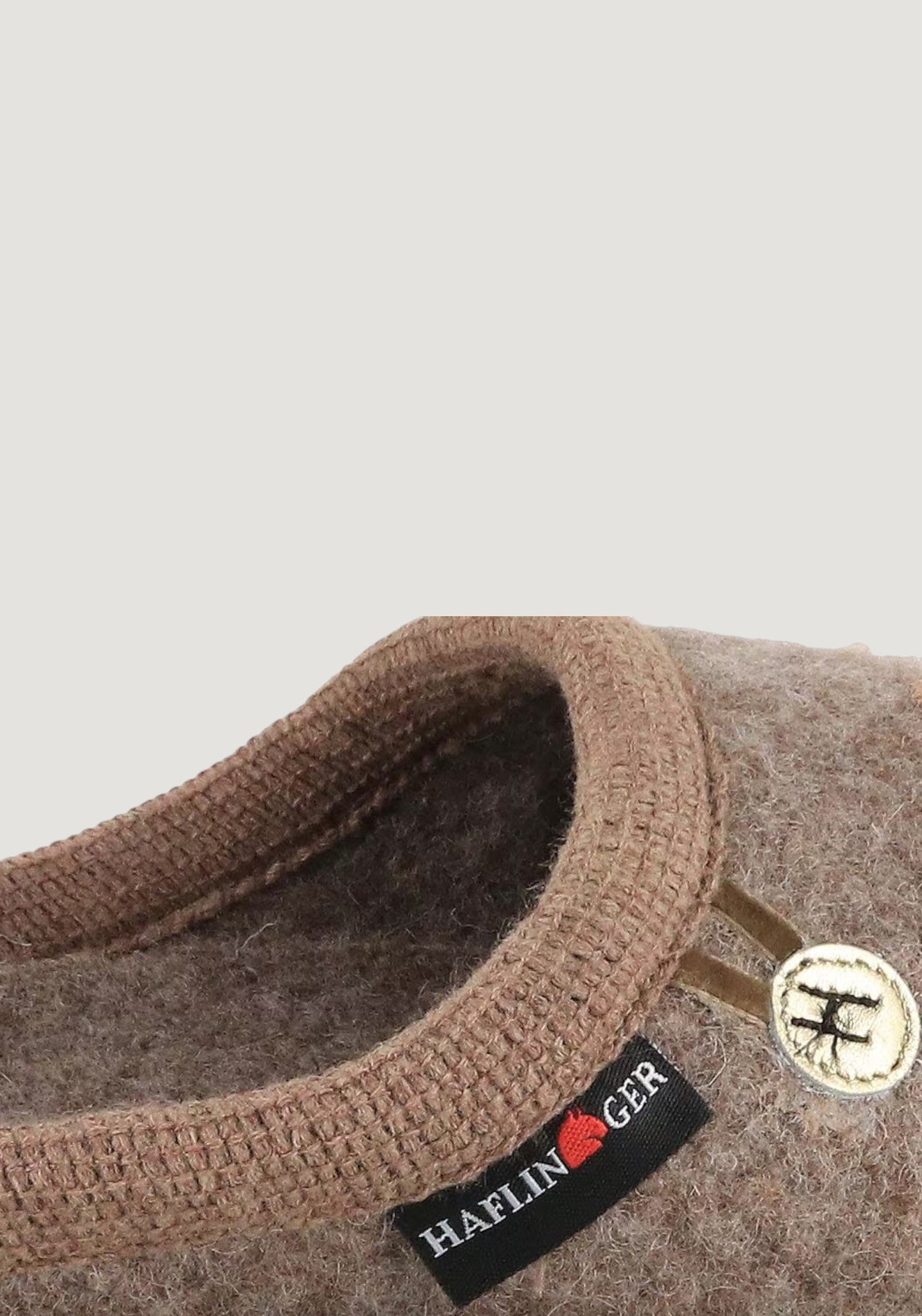 Papuci din lână - Fido Beige