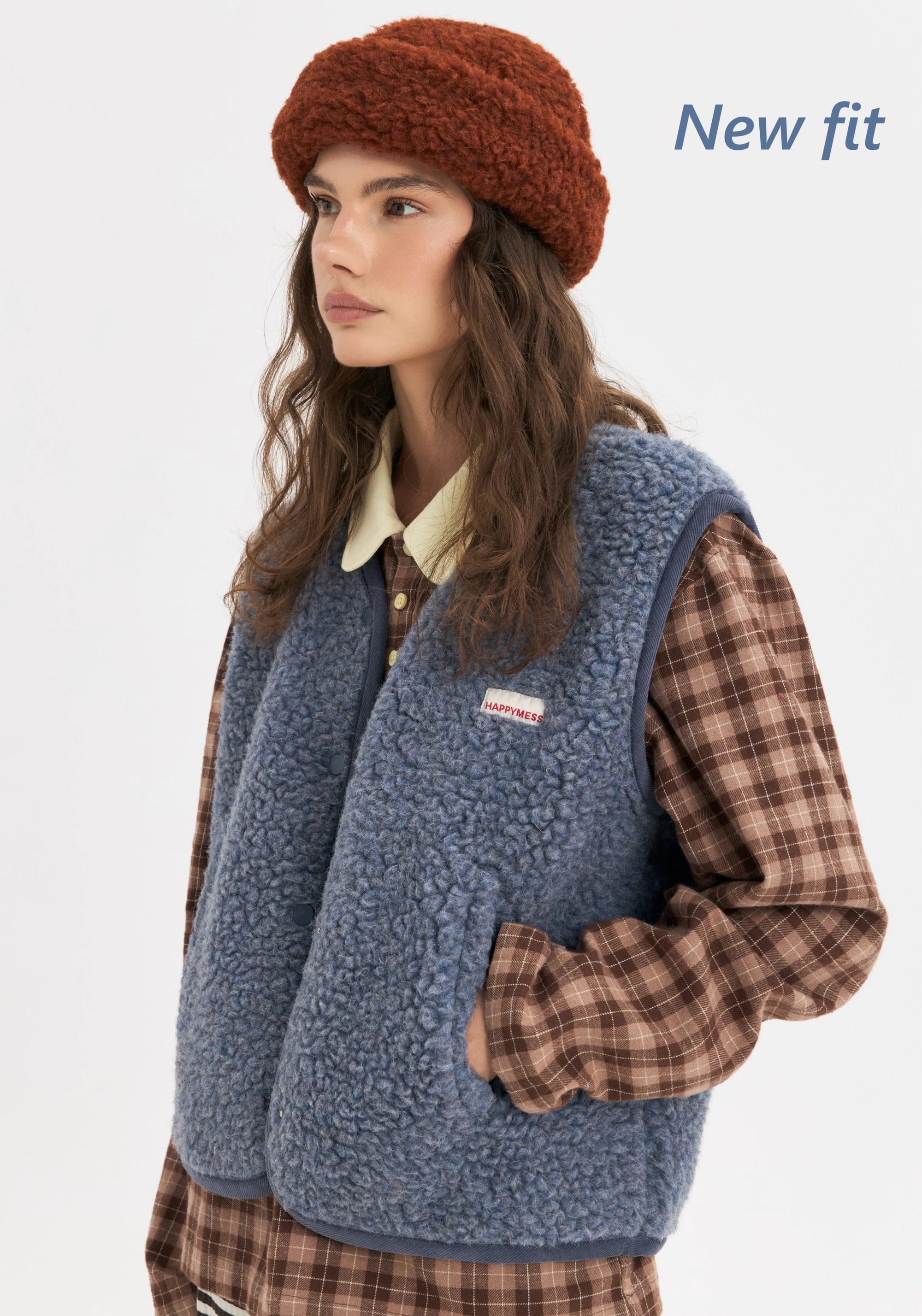 Vestă fleece din lână merinos - Teddy Baltic