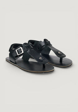 Sandale Barefoot din piele - Ariata Black
