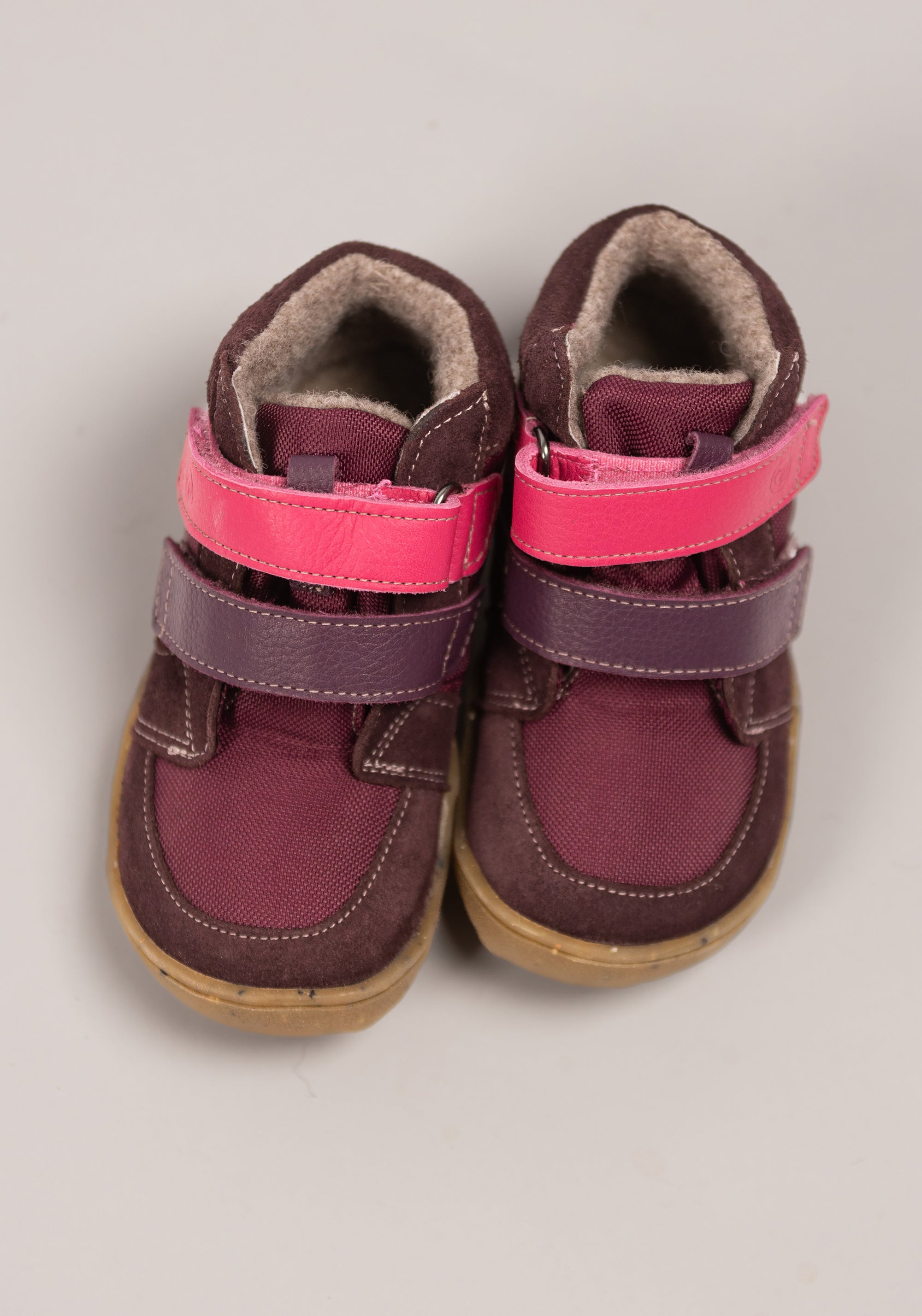 Ghete Barefoot impermeabile îmblănite - Biber Plum