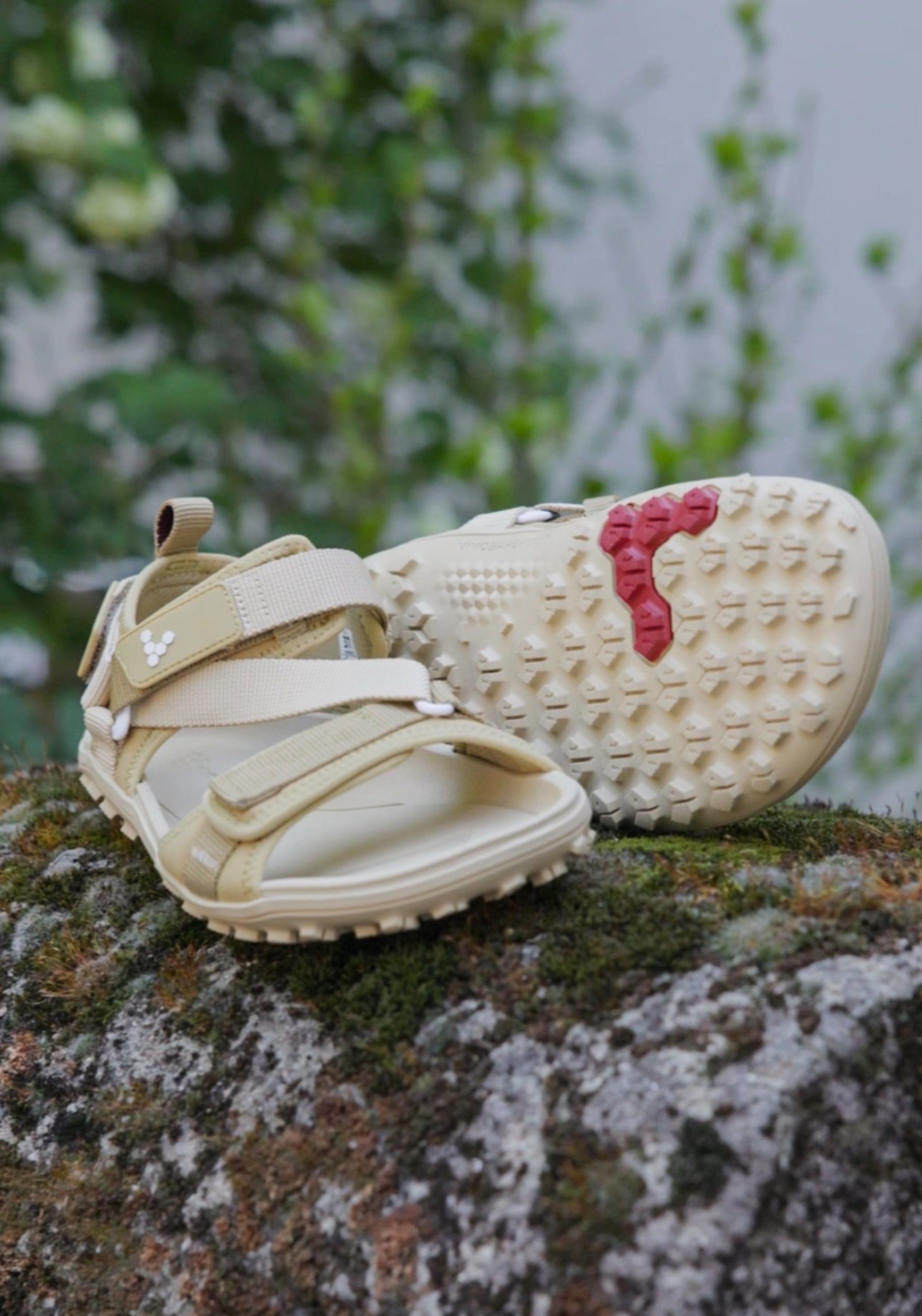 Sandale drumeție Barefoot - Tracker Ora Women Dune