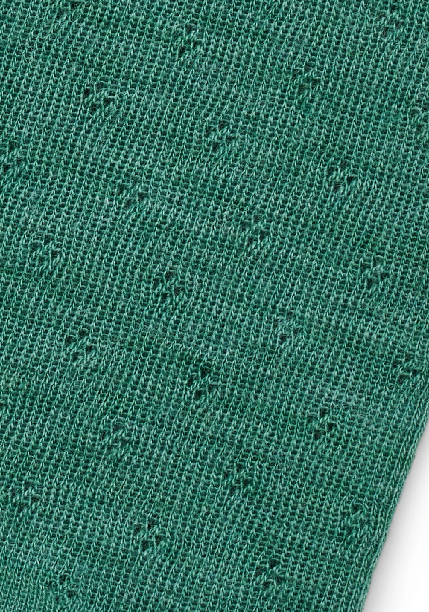 Bluză Eyelet din lână merinos - Vigdis Emerald Melange