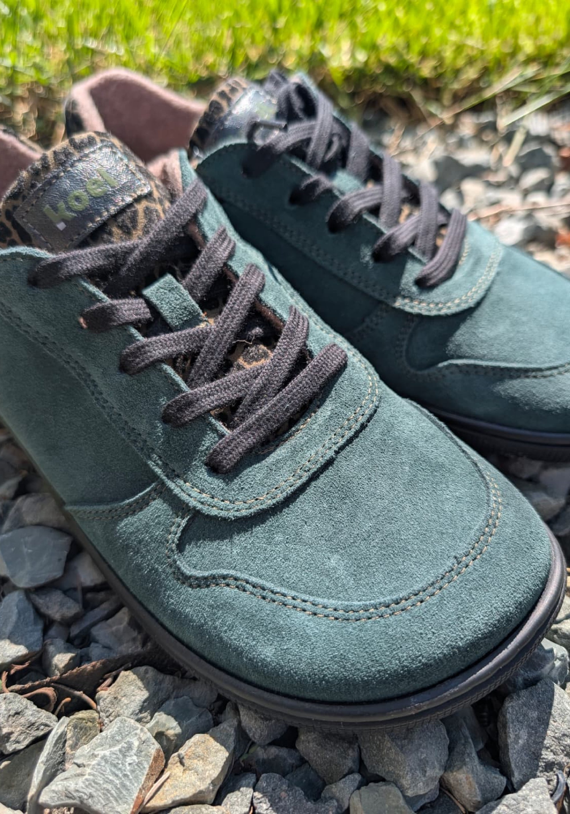 Sneakers Barefoot îmblăniți - Francie Leo Green