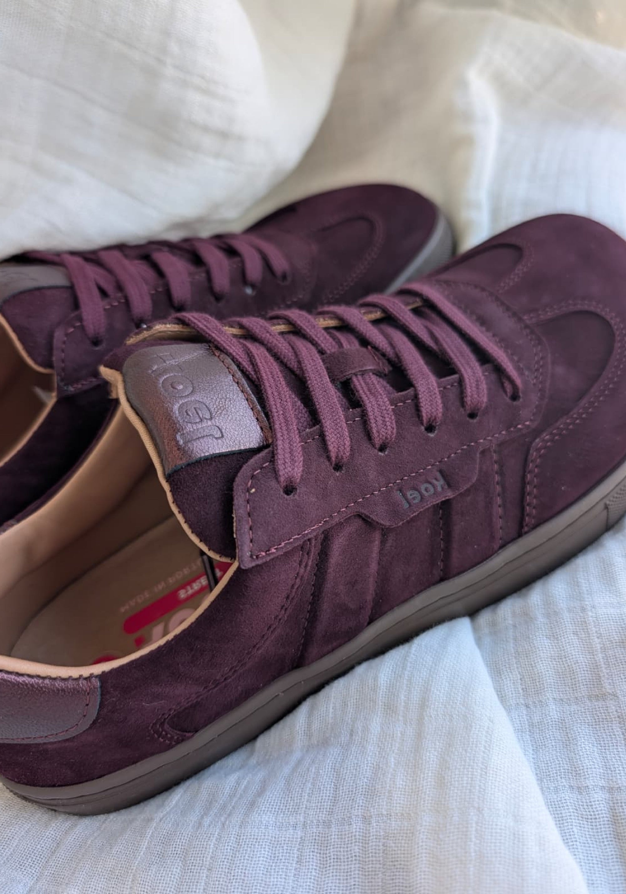 Sneakers Barefoot din piele întoarsă - Helena Bordo