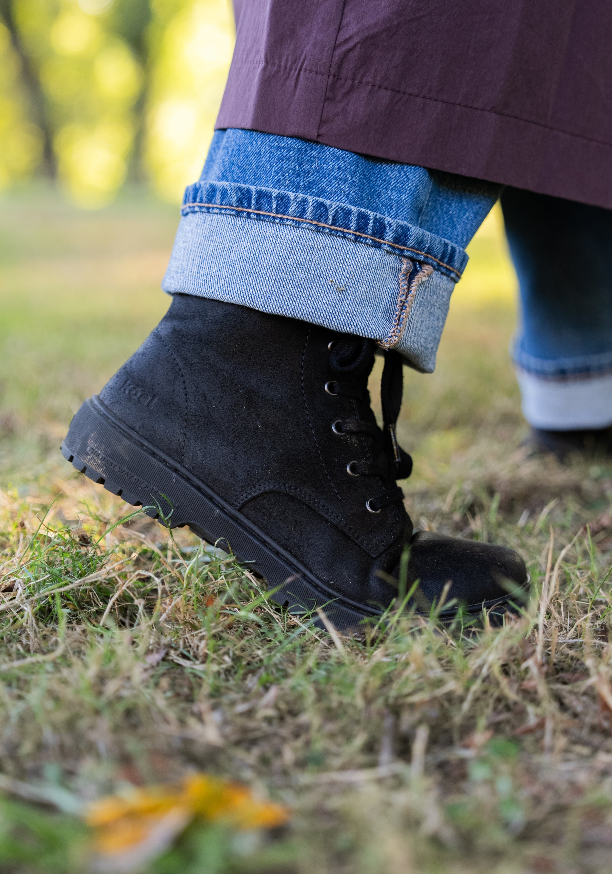 Ghete Barefoot îmblănite - Galyon Black