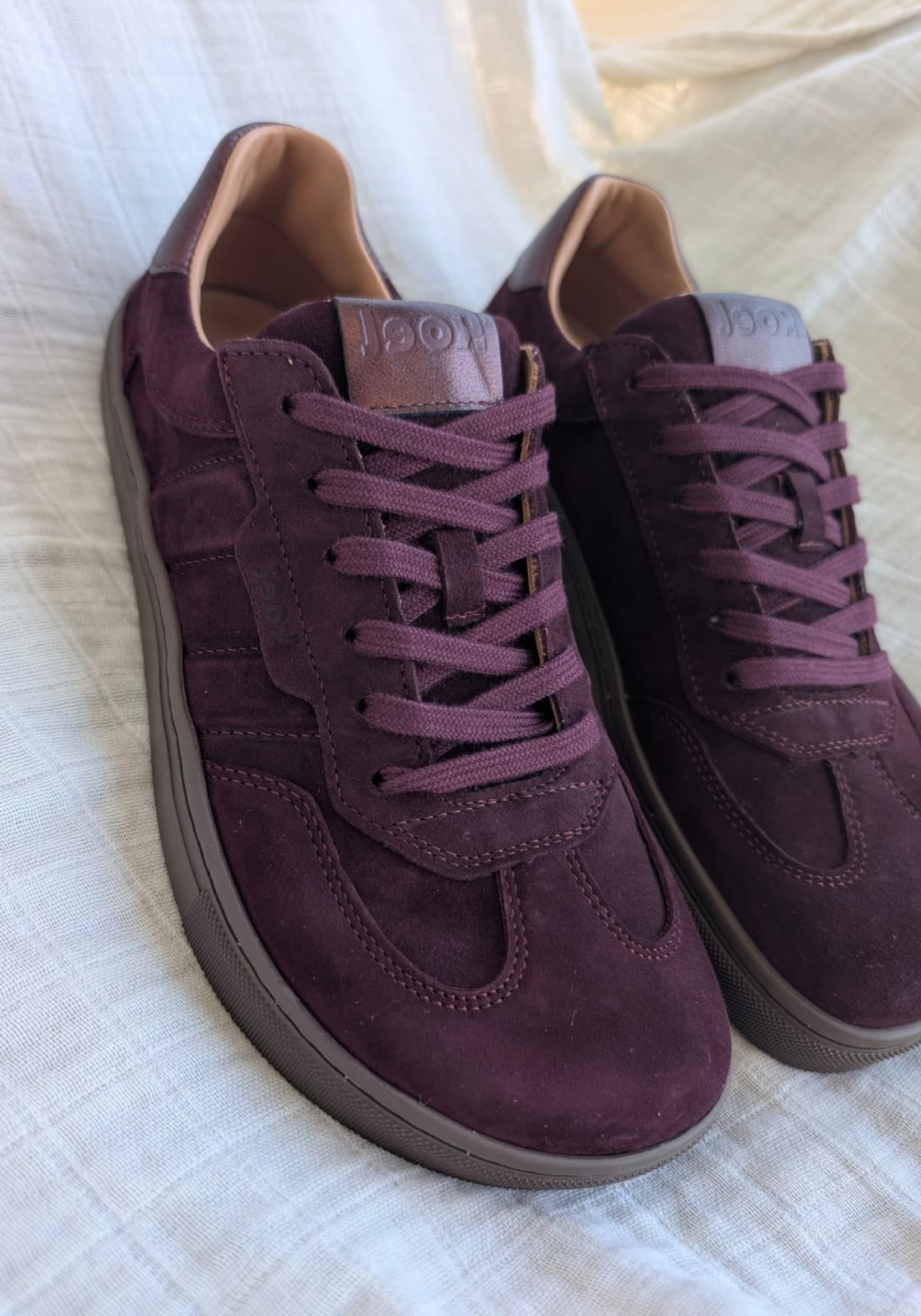 Sneakers Barefoot din piele întoarsă - Helena Bordo