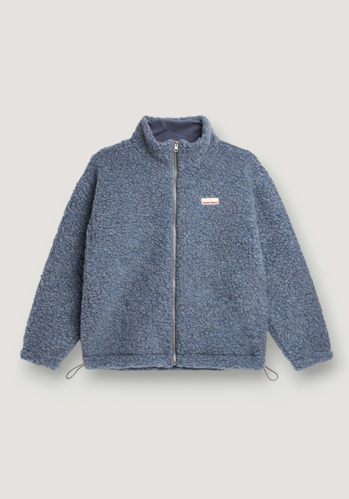 Jachetă bomber oversize fleece din lână merinos - Teddy Baltic