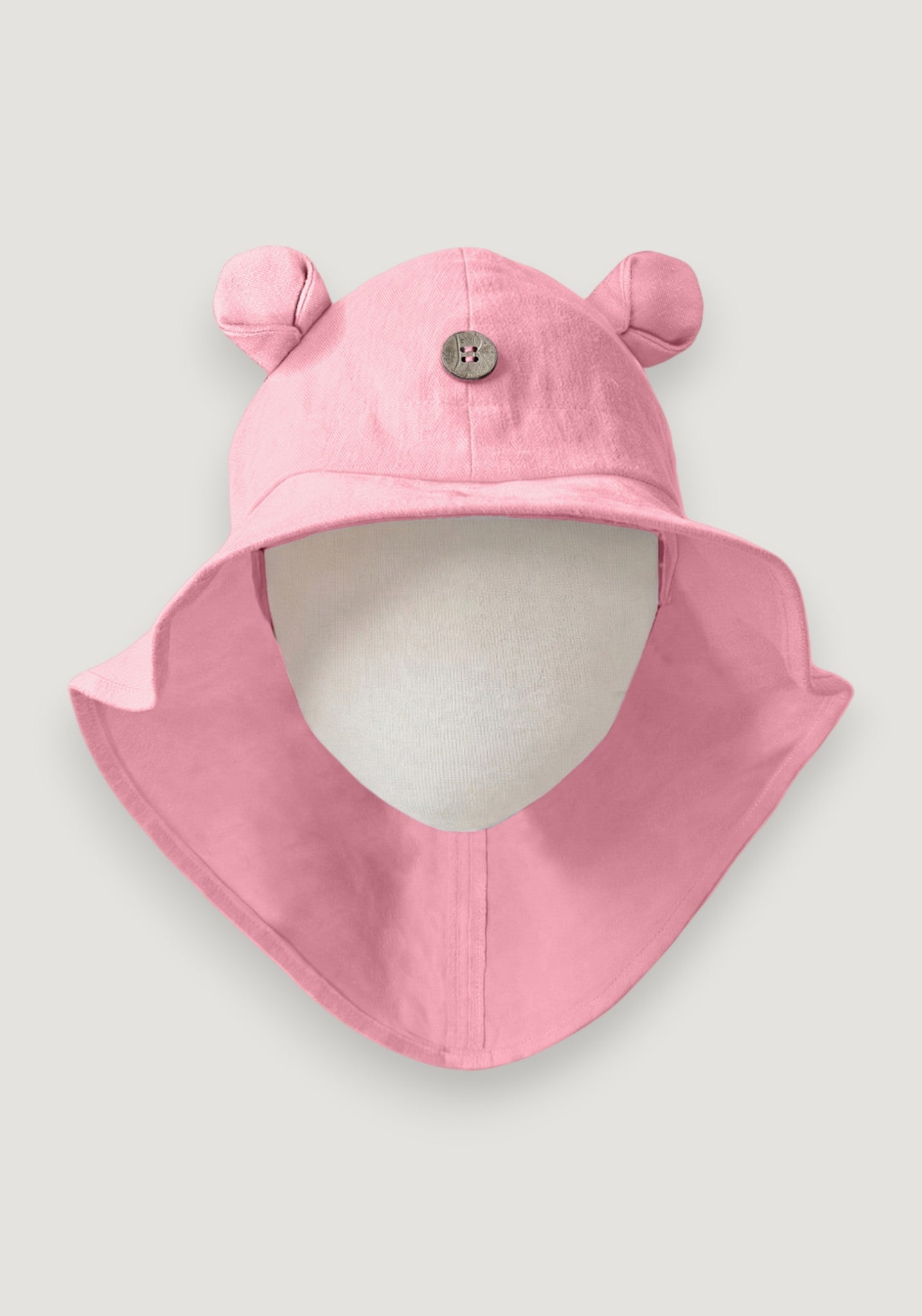 Pălărie ajustabilă Original din cânepă și bumbac - Teddy Bear Strawberry Milk
