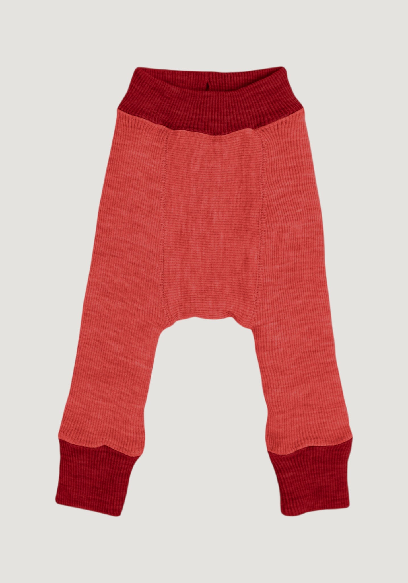 Pantaloni dublați din lână merinos - Wild Pomegranate