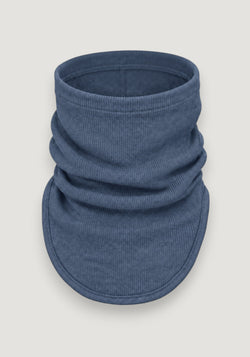 Fular circular din lână merinos - Moondust Blue