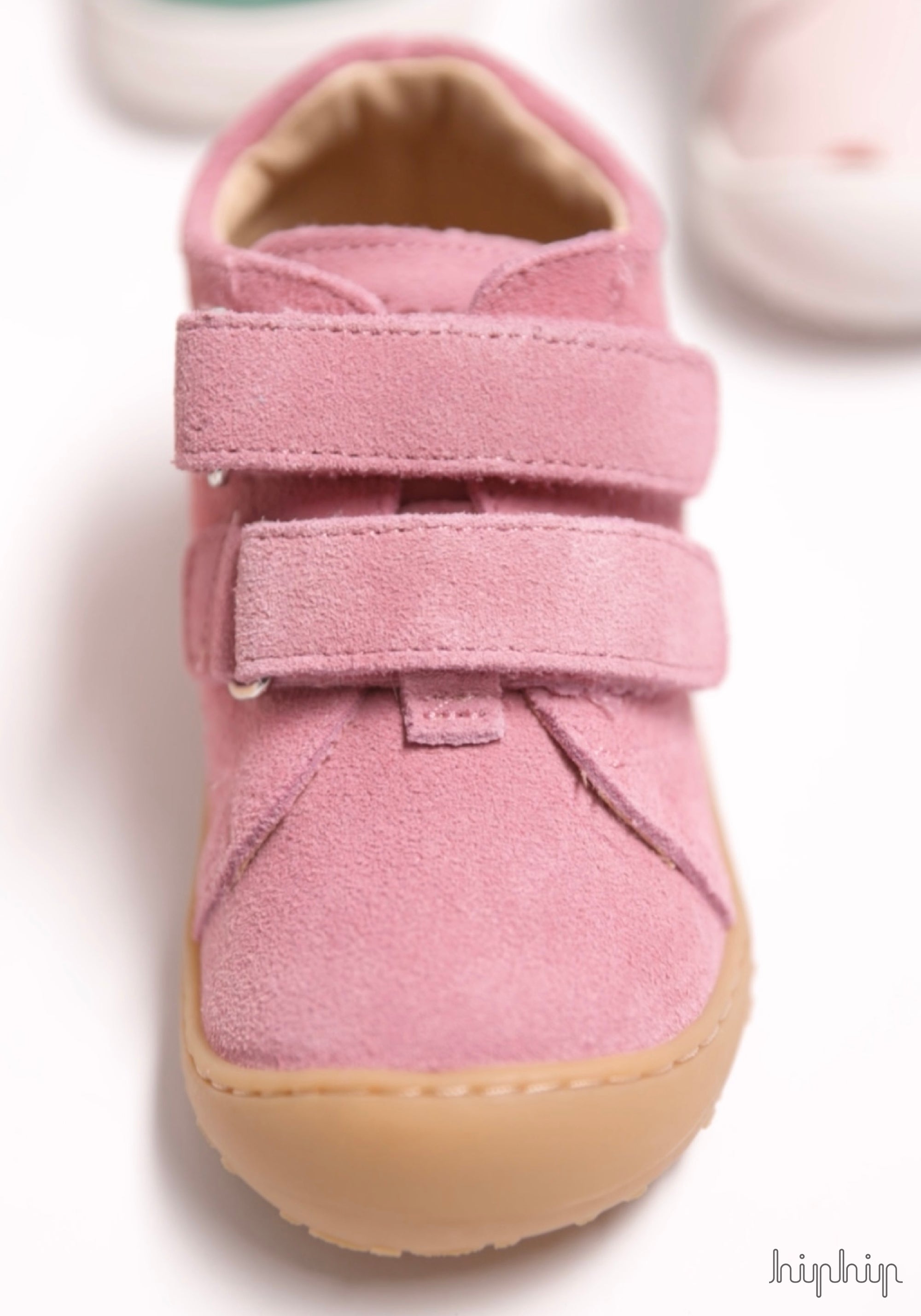 Sneakers Barefoot First Step piele întoarsă - Hale Berry