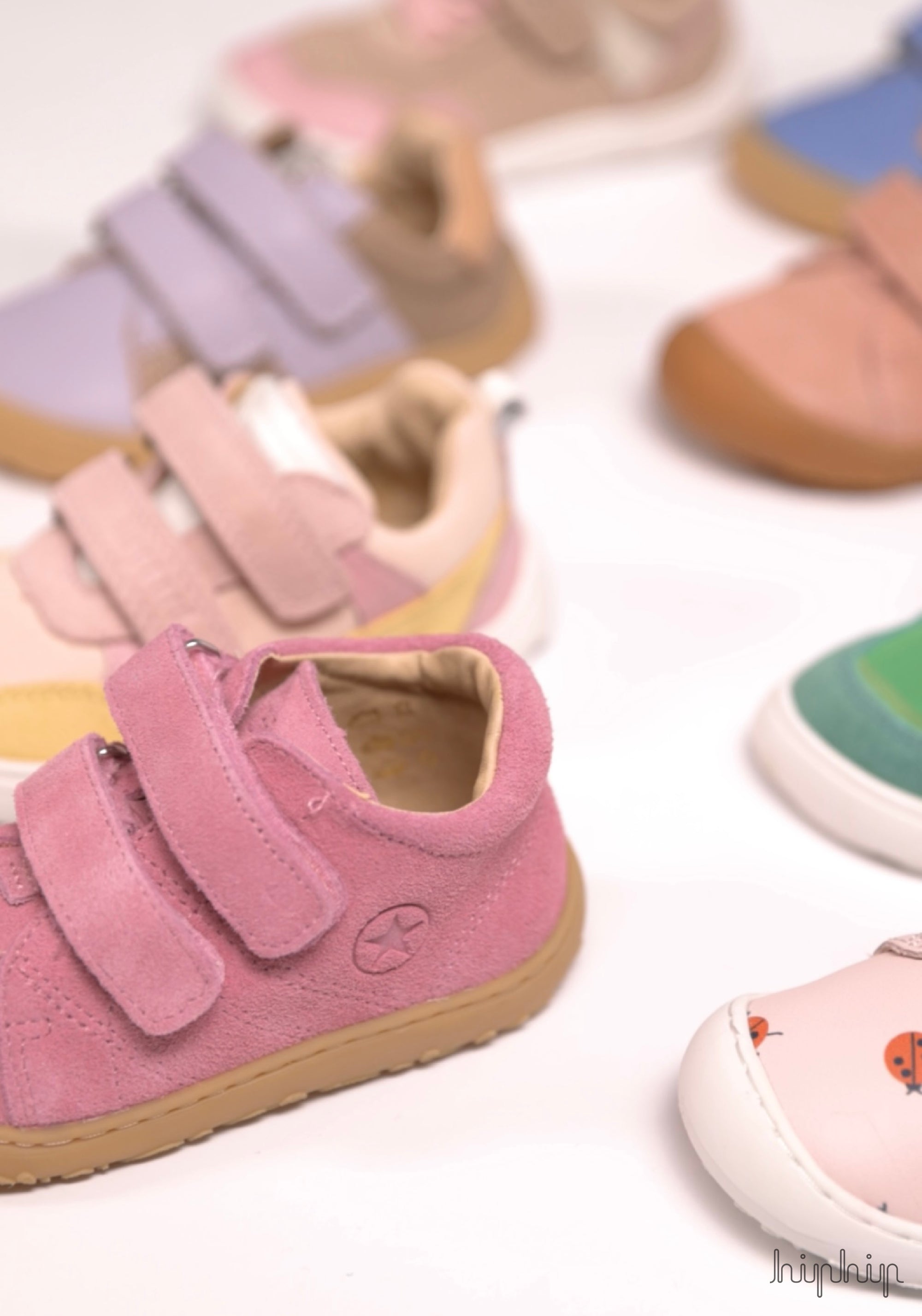 Sneakers Barefoot First Step piele întoarsă - Hale Berry