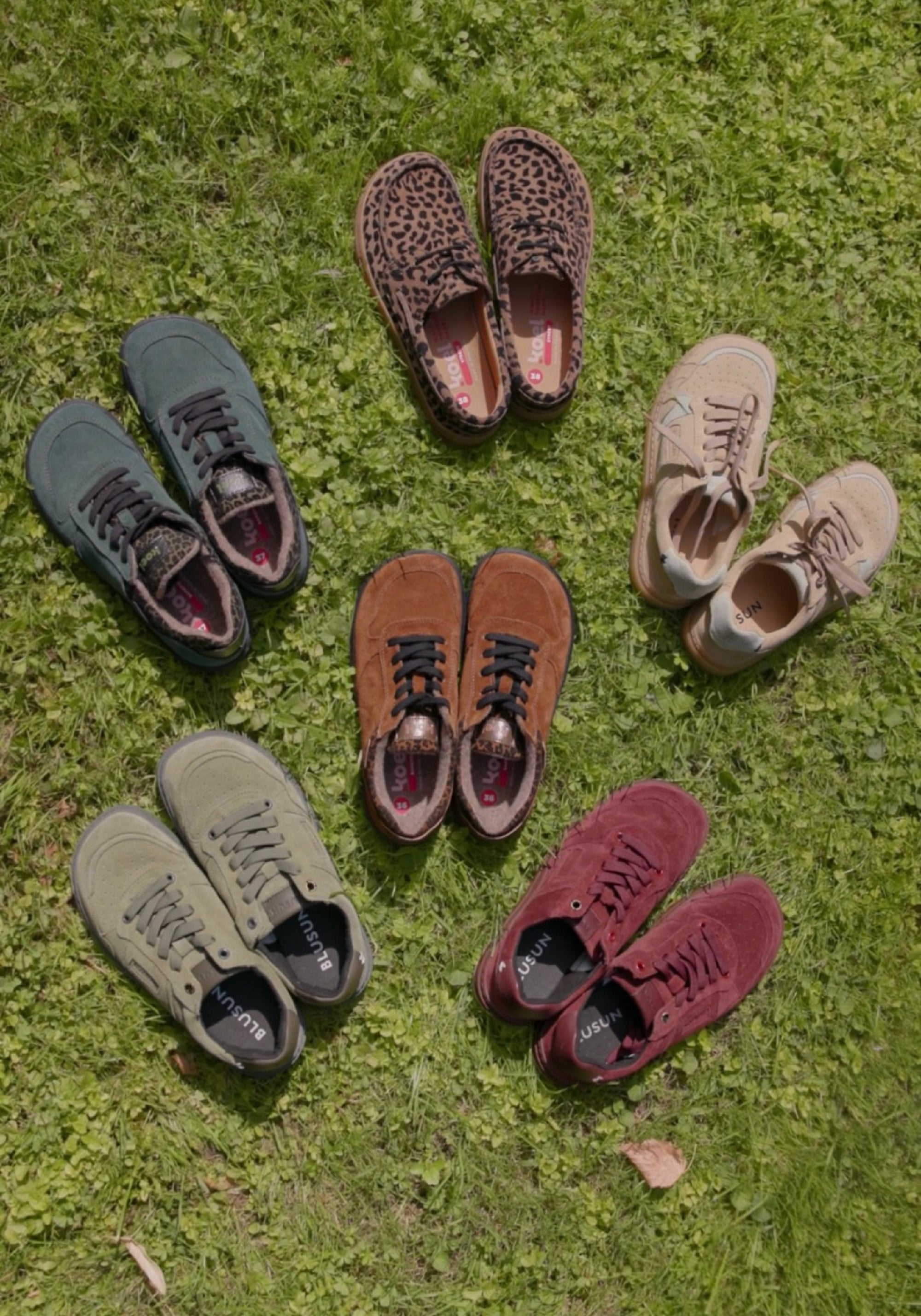 Pantofi Barefoot din piele întoarsă - Hivera Leo Beige