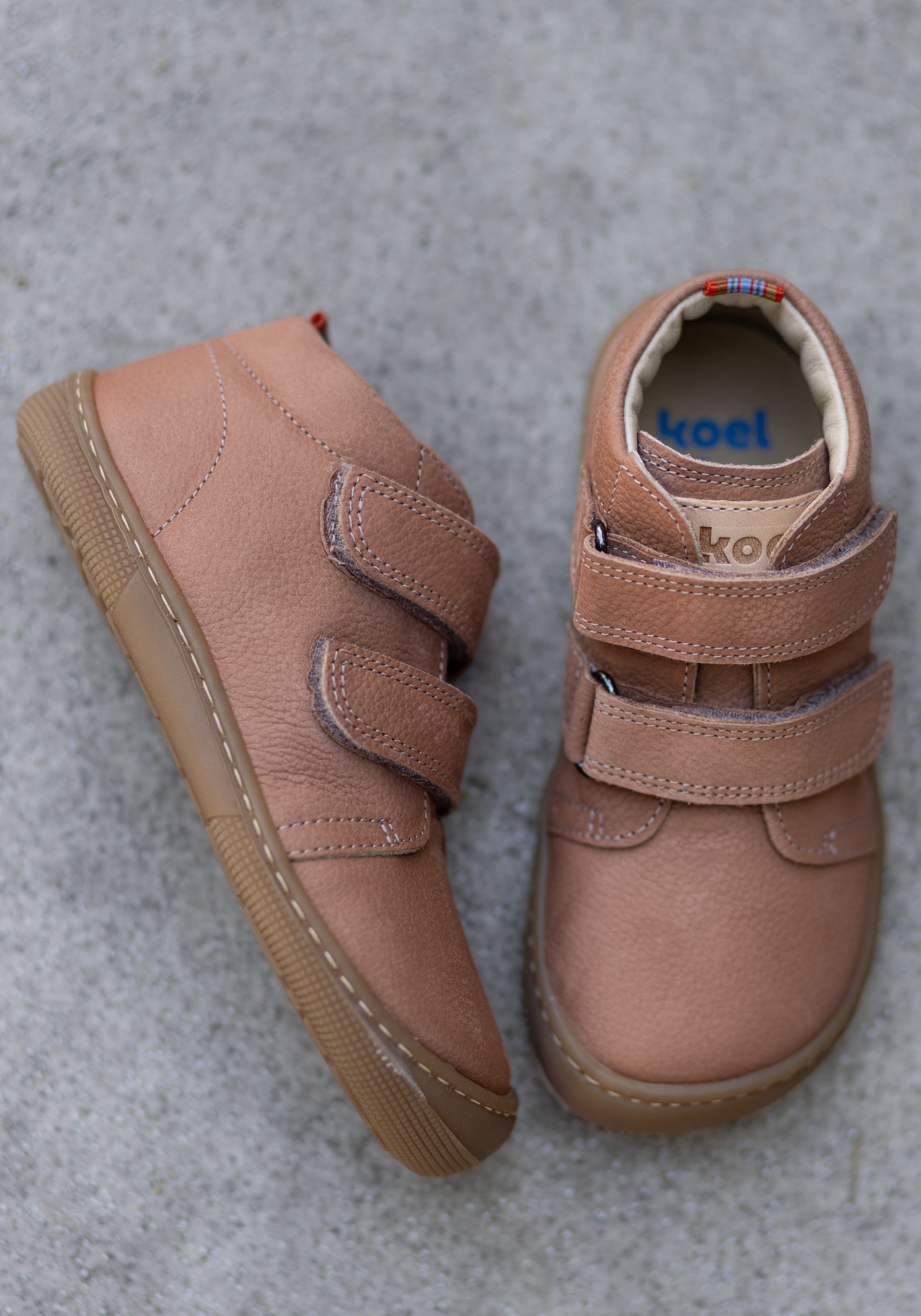 Sneakers Barefoot din piele - Don Old Pink